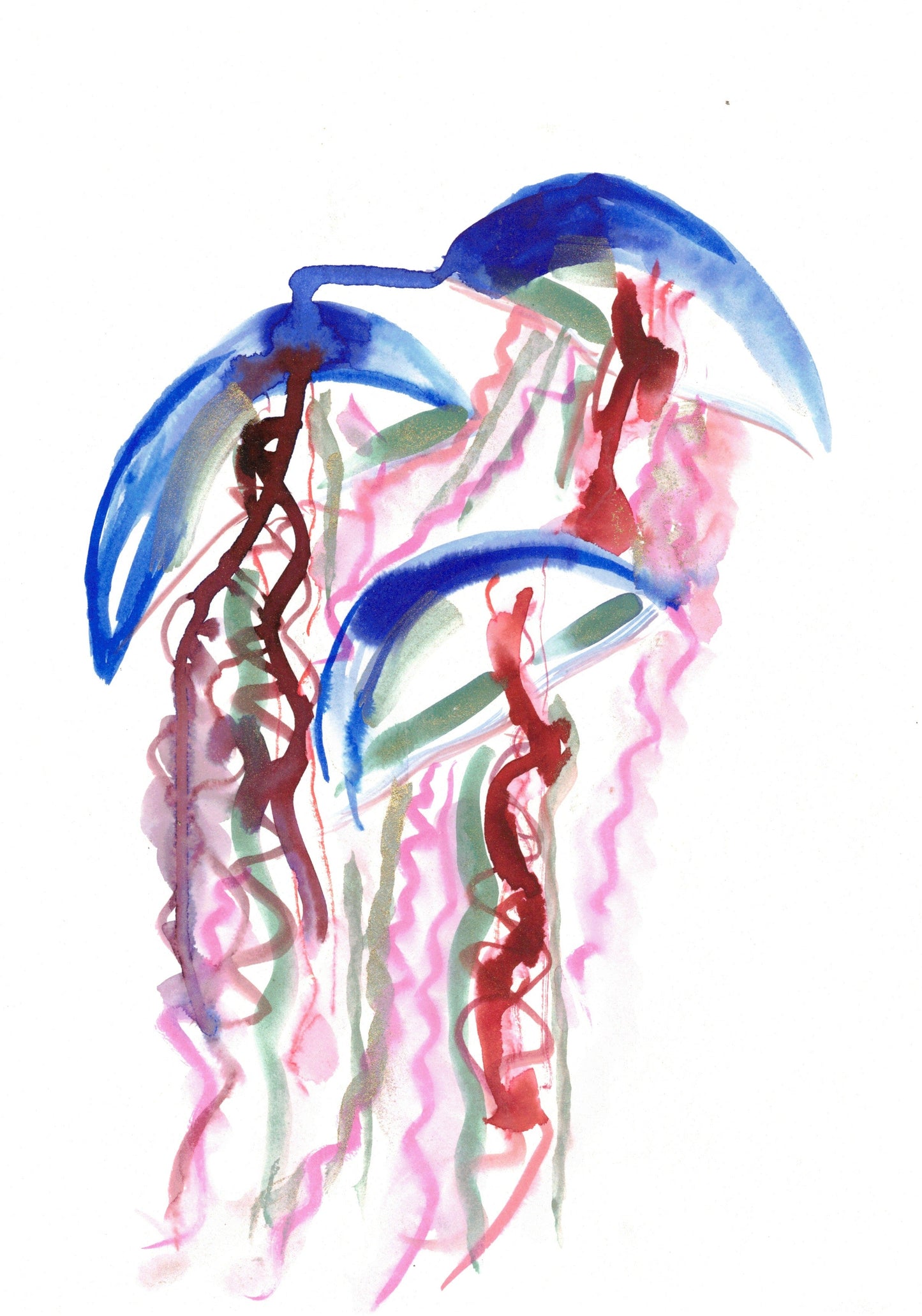 Reverse Watercolor Coloring - Therapeutic Art Collection 072