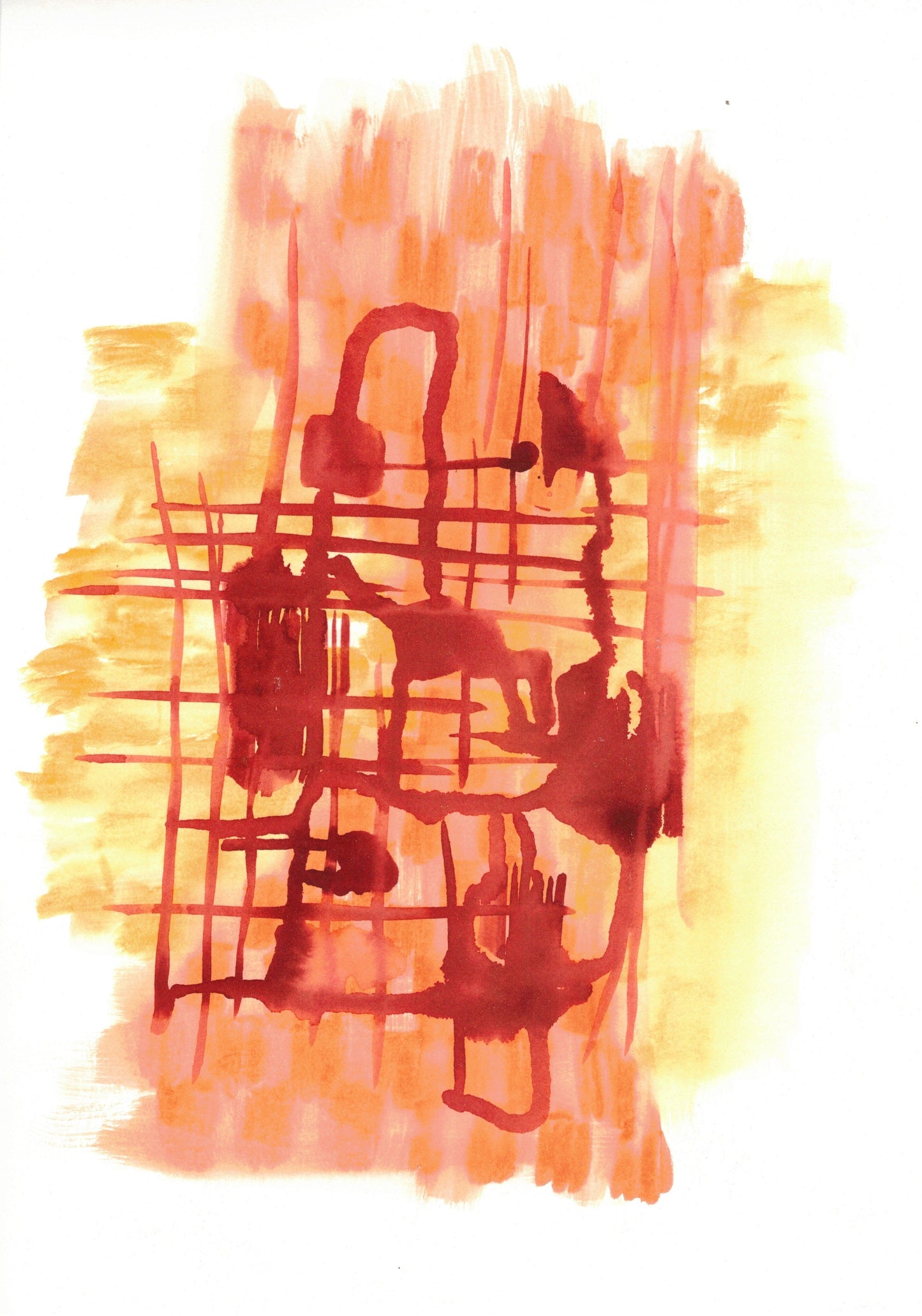 Reverse Watercolor Coloring - Therapeutic Art Collection 080