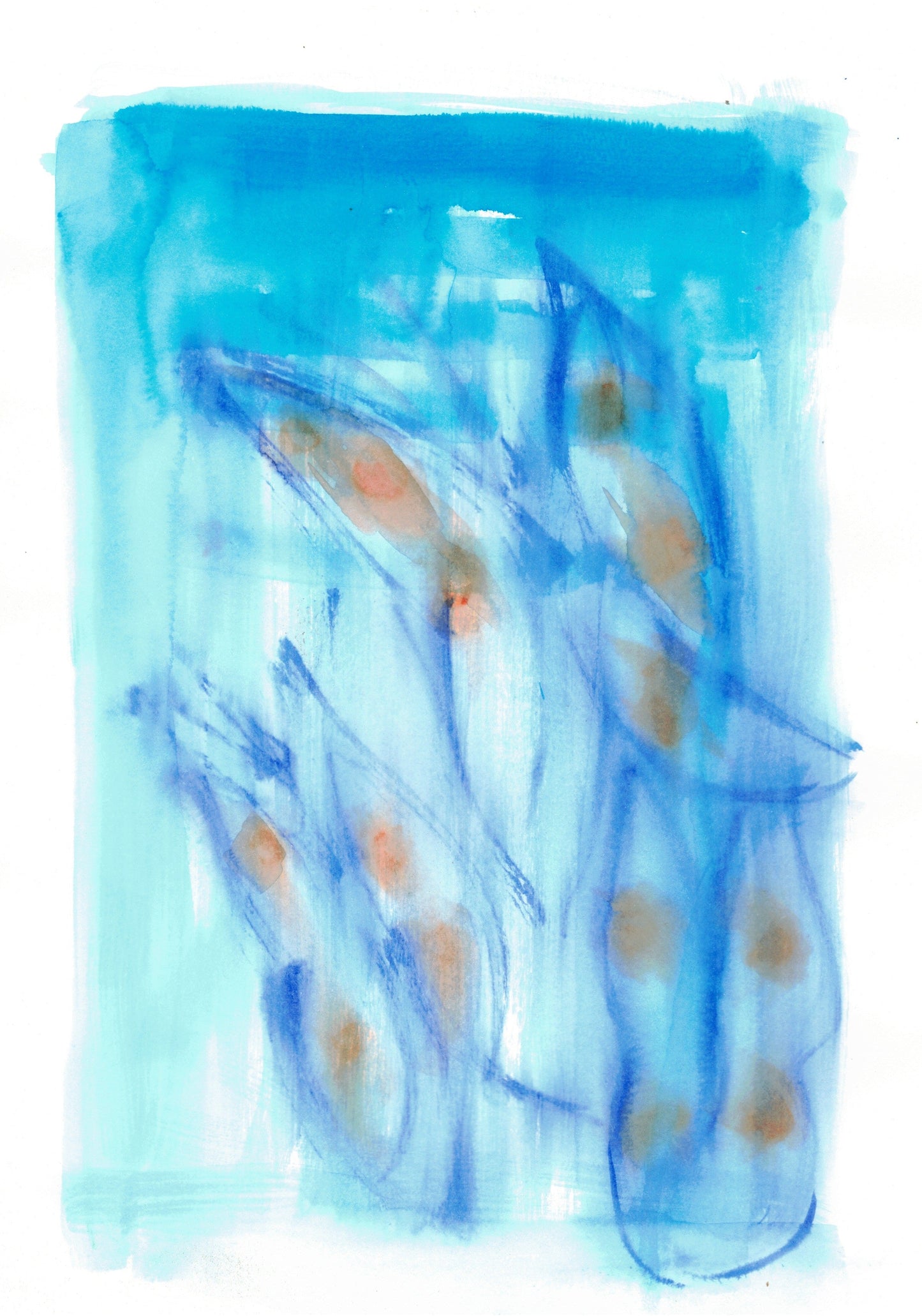 Reverse Watercolor Coloring - Therapeutic Art Collection 092