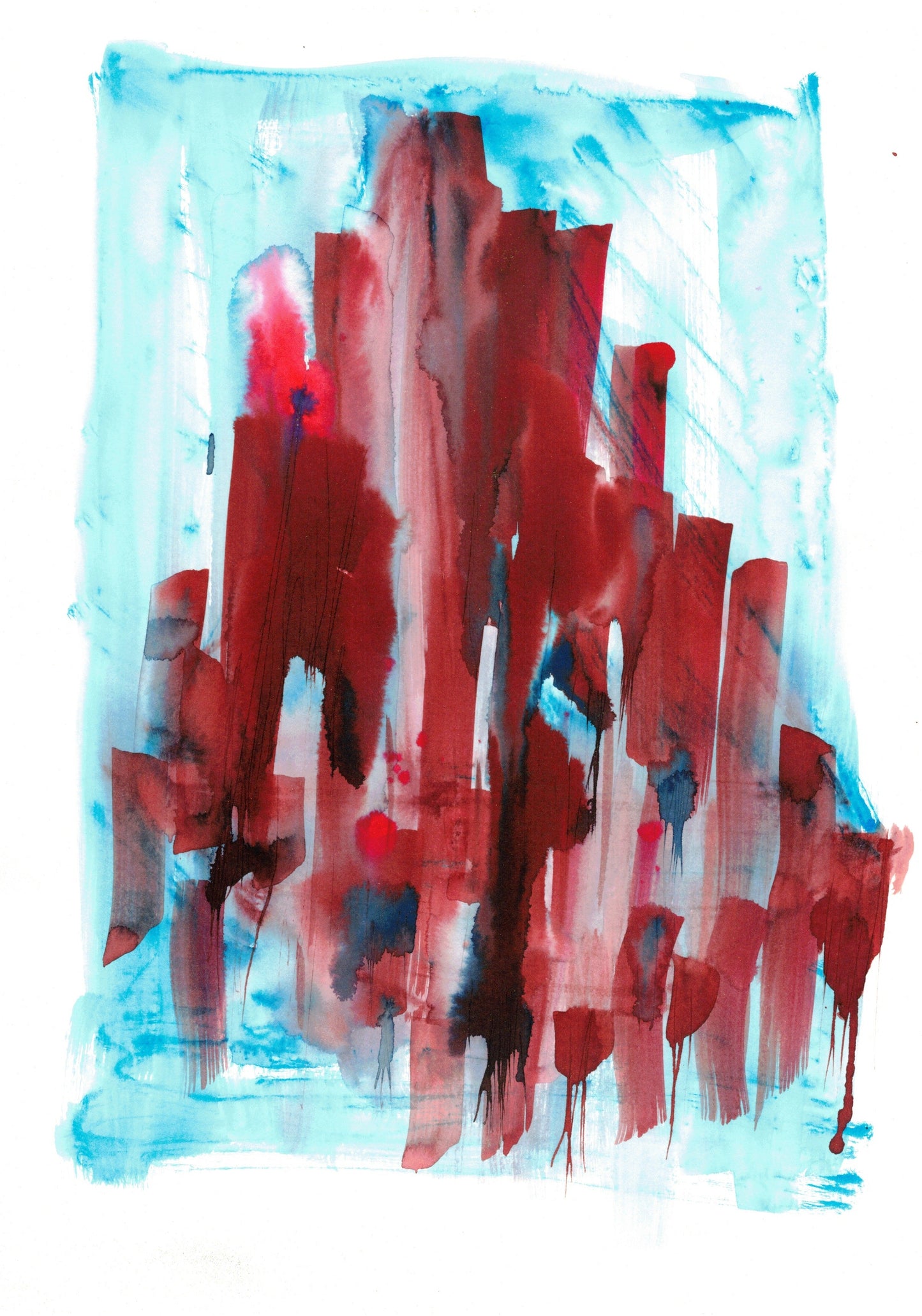 Reverse Watercolor Coloring - Therapeutic Art Collection 093