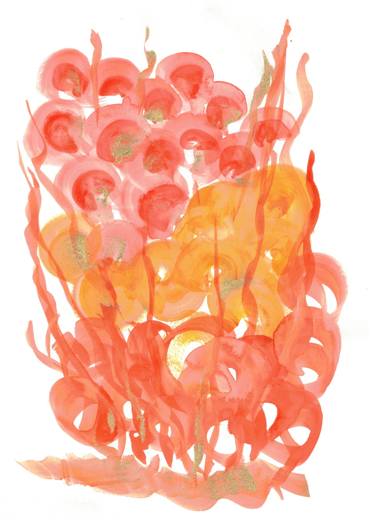 Reverse Watercolor Coloring - Therapeutic Art Collection 097