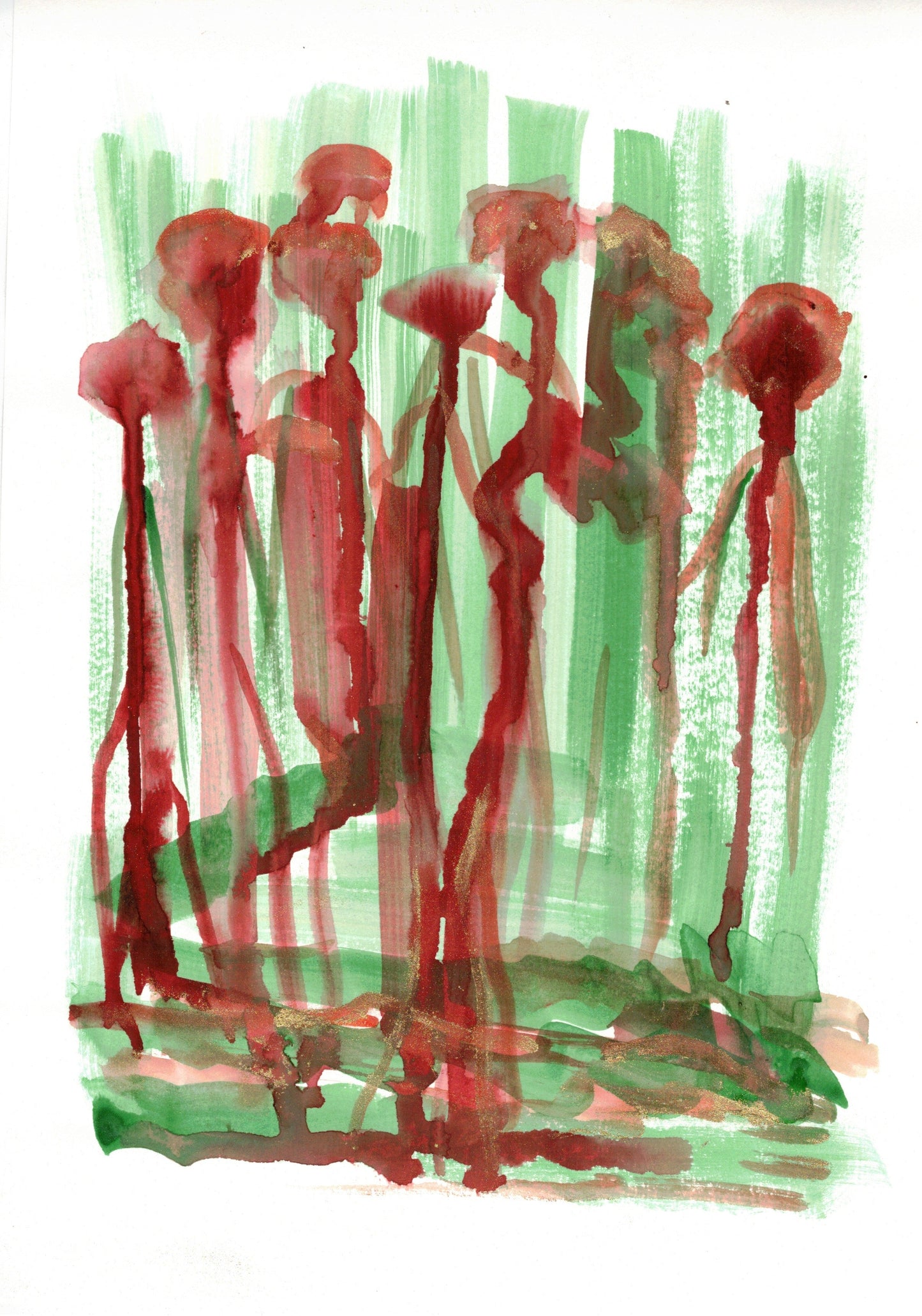 Reverse Watercolor Coloring - Therapeutic Art Collection 097