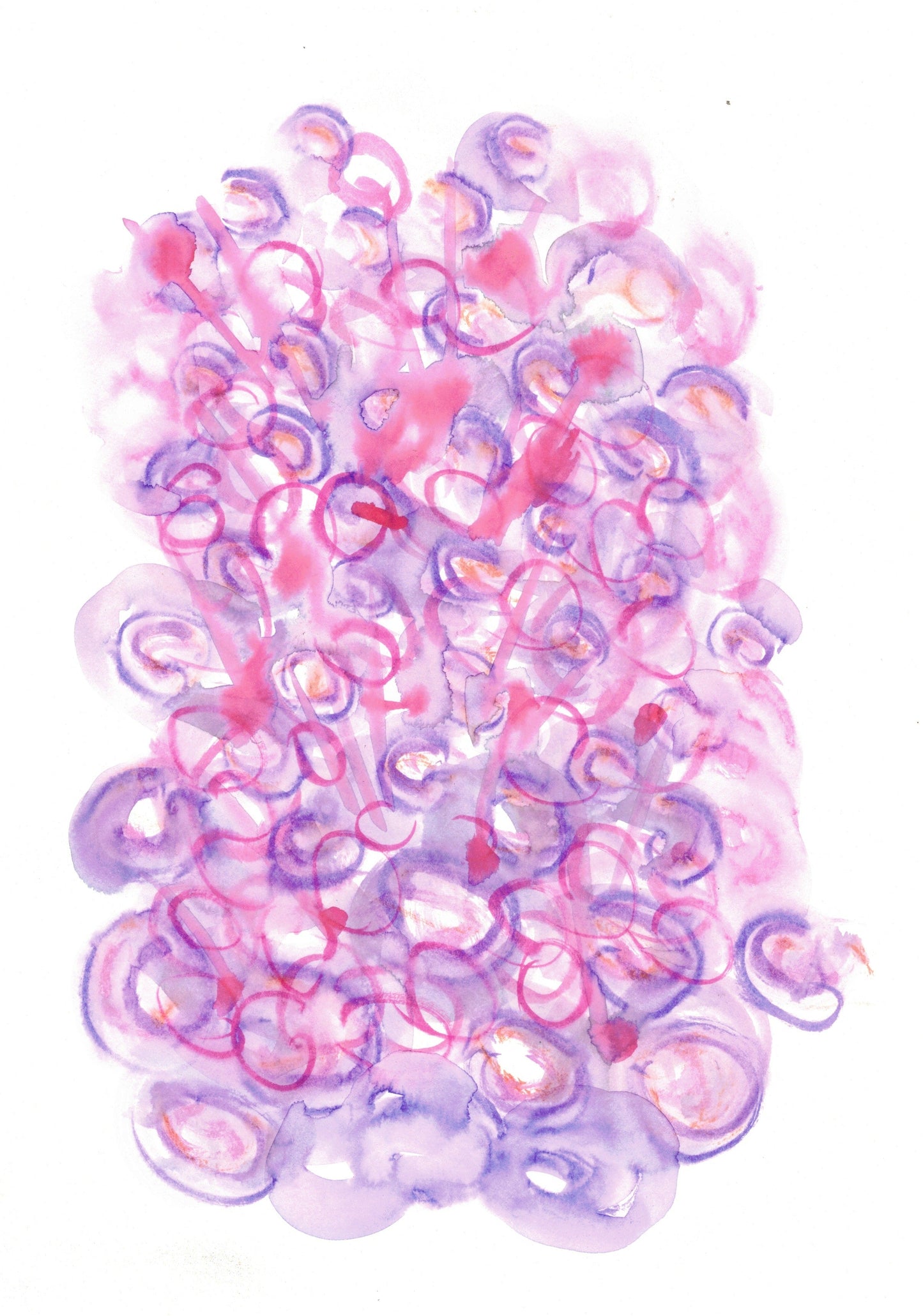 Reverse Watercolor Coloring - Therapeutic Art Collection 098