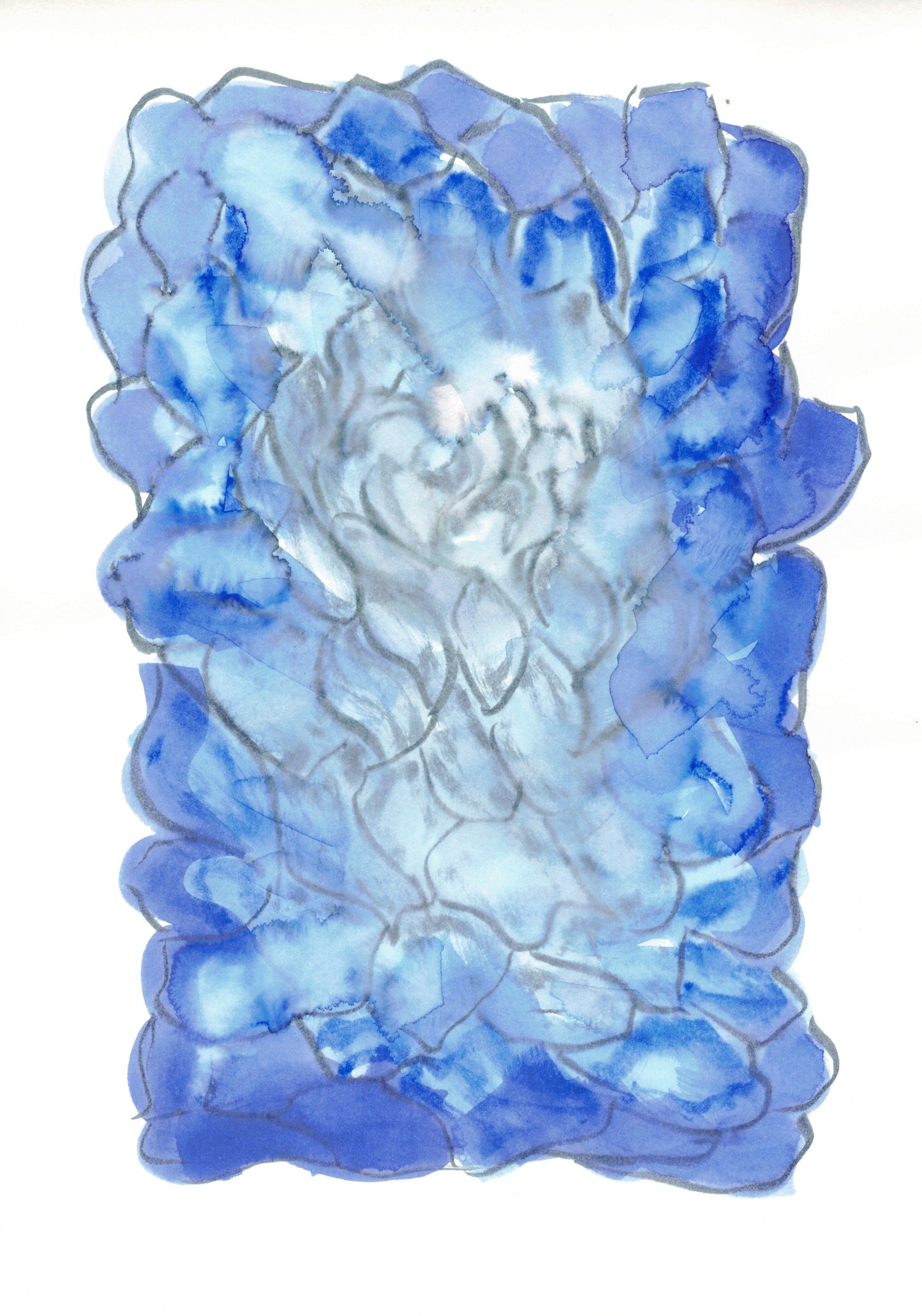 Reverse Watercolor Coloring - Therapeutic Art Collection 149