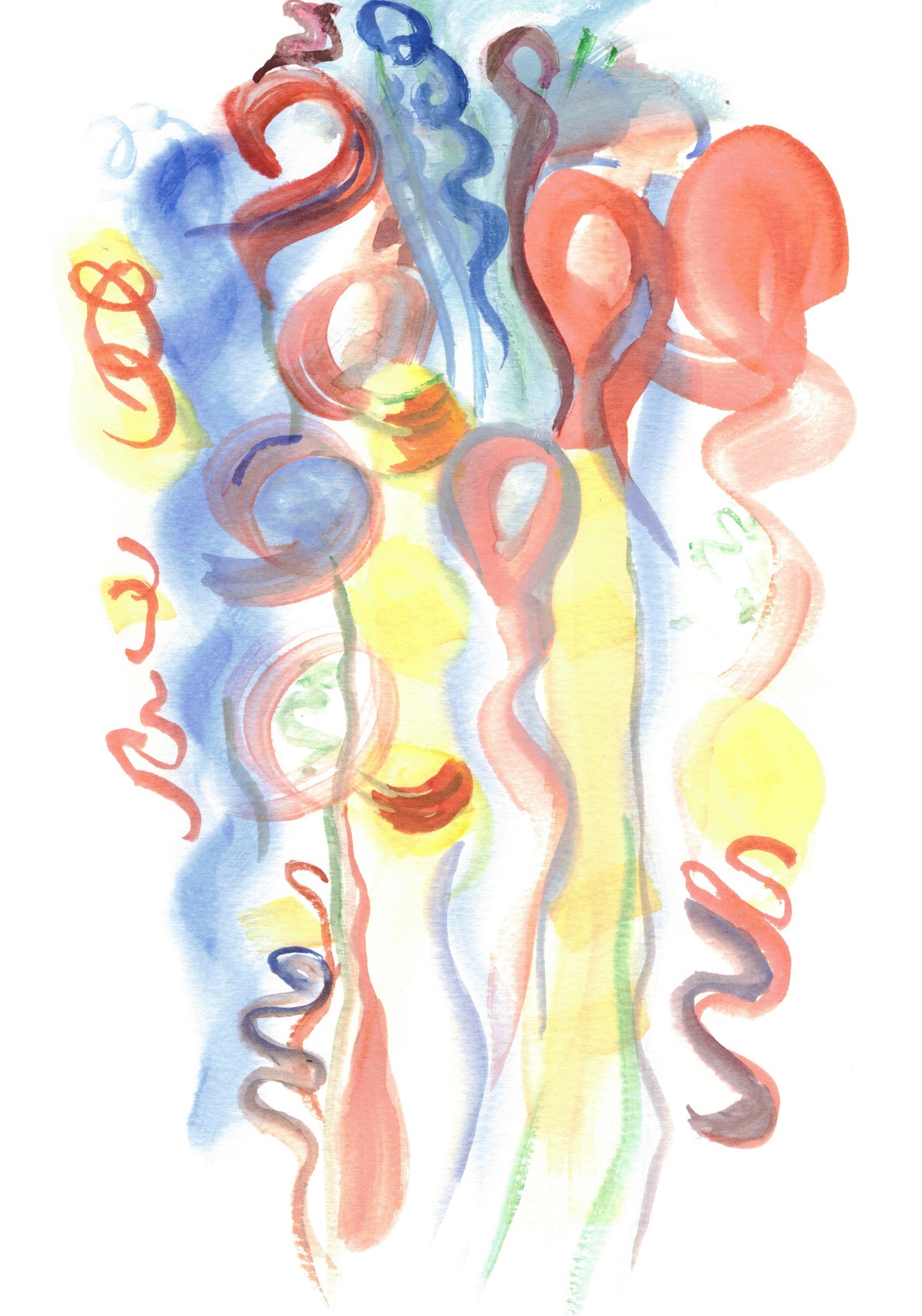 Reverse Watercolor Coloring - Therapeutic Art Collection 002