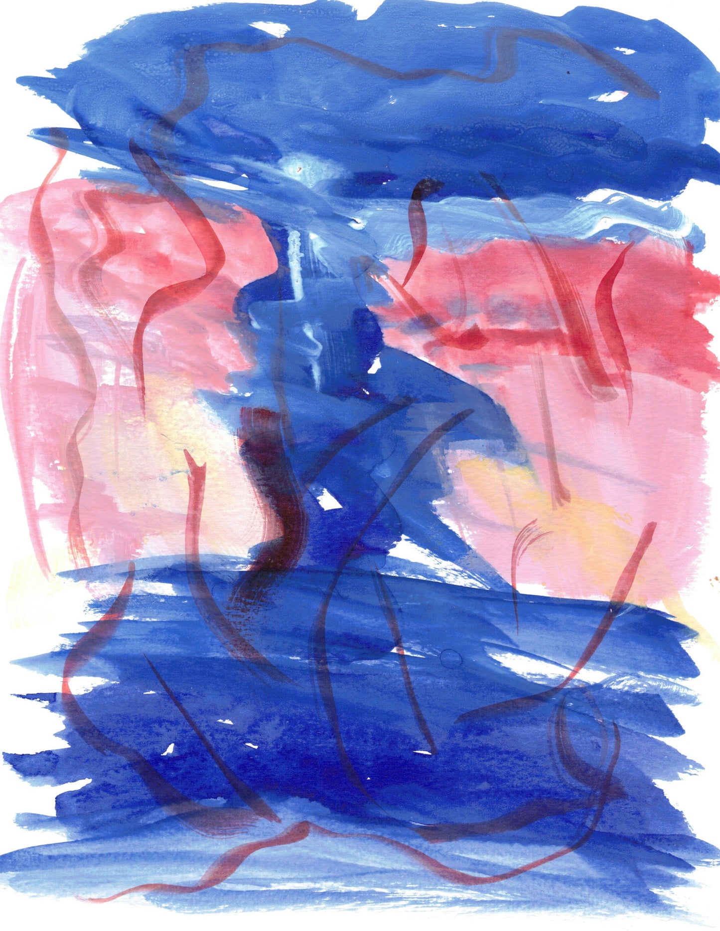 Reverse Watercolor Coloring - Therapeutic Art Collection 005