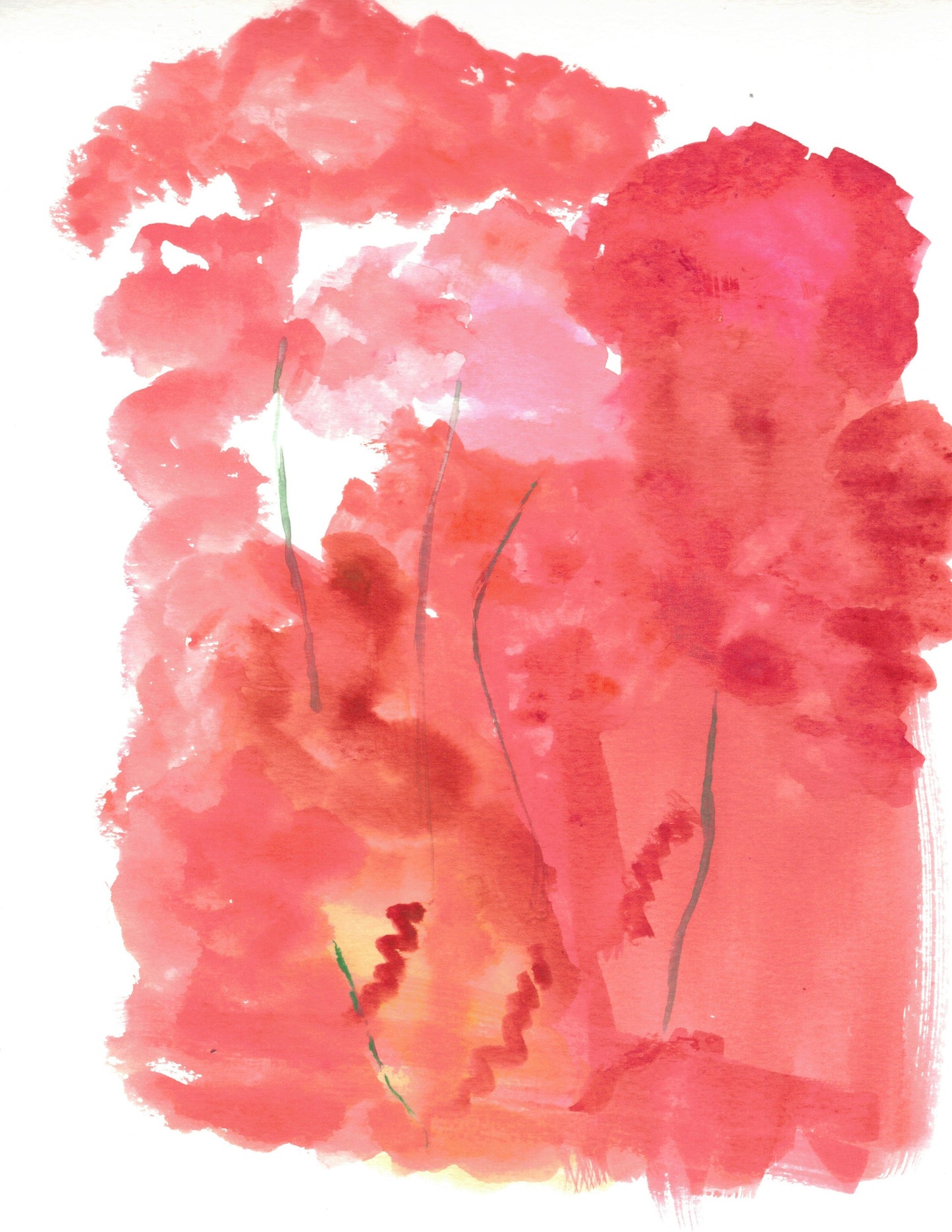 Reverse Watercolor Coloring - Therapeutic Art Collection 011