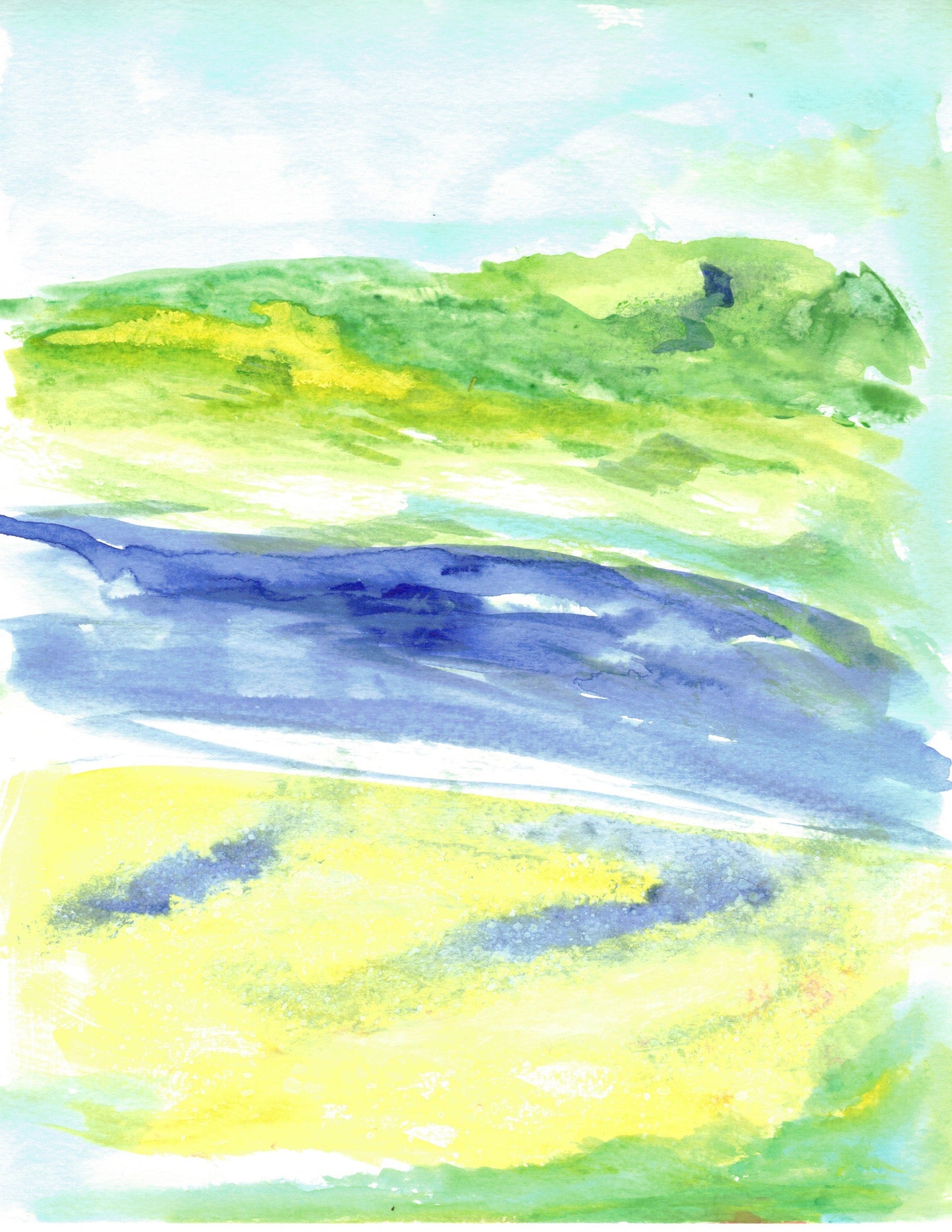 Reverse Watercolor Coloring - Therapeutic Art Collection 014