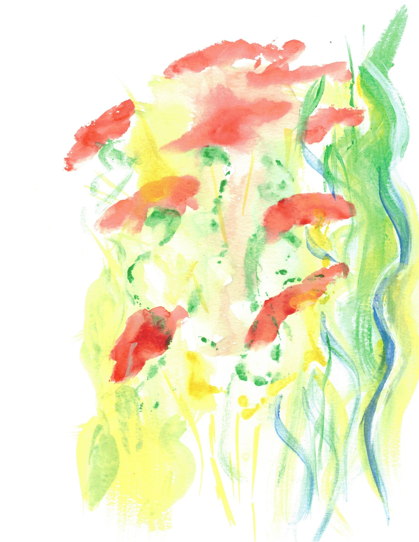 Reverse Watercolor Coloring - Therapeutic Art Collection 018