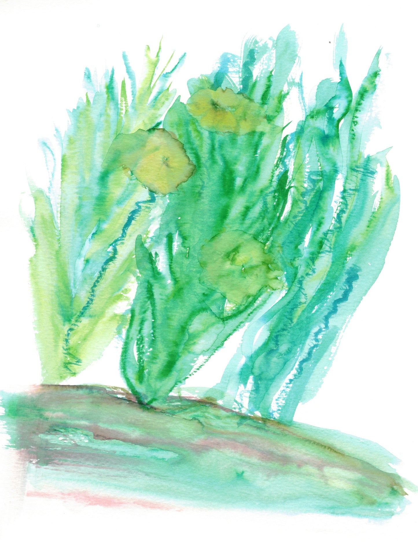 Reverse Watercolor Coloring - Therapeutic Art Collection 039