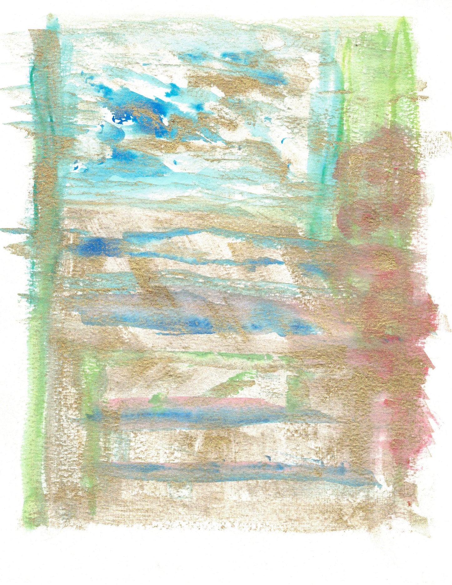 Reverse Watercolor Coloring - Therapeutic Art Collection 048