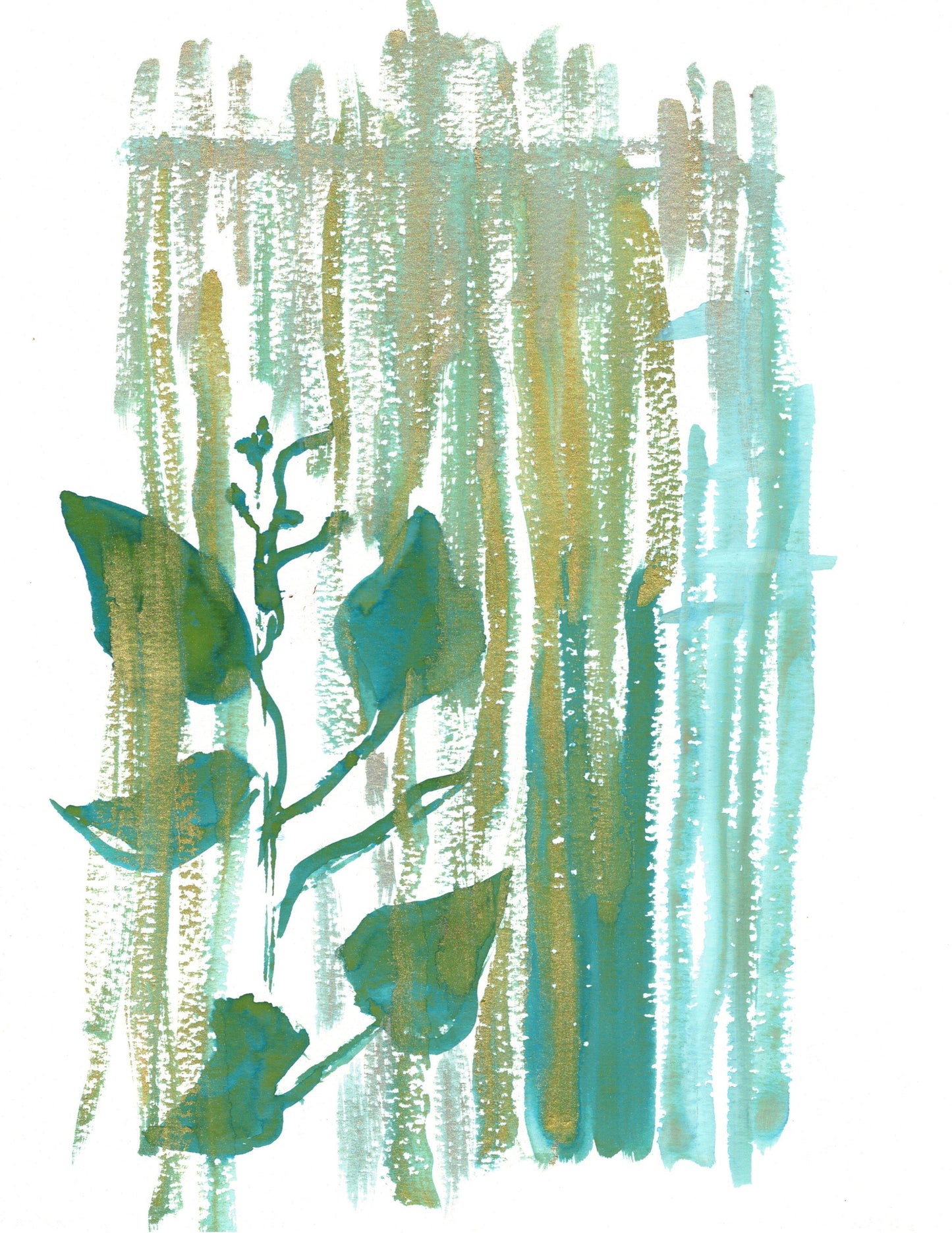 Reverse Watercolor Coloring - Therapeutic Art Collection 049