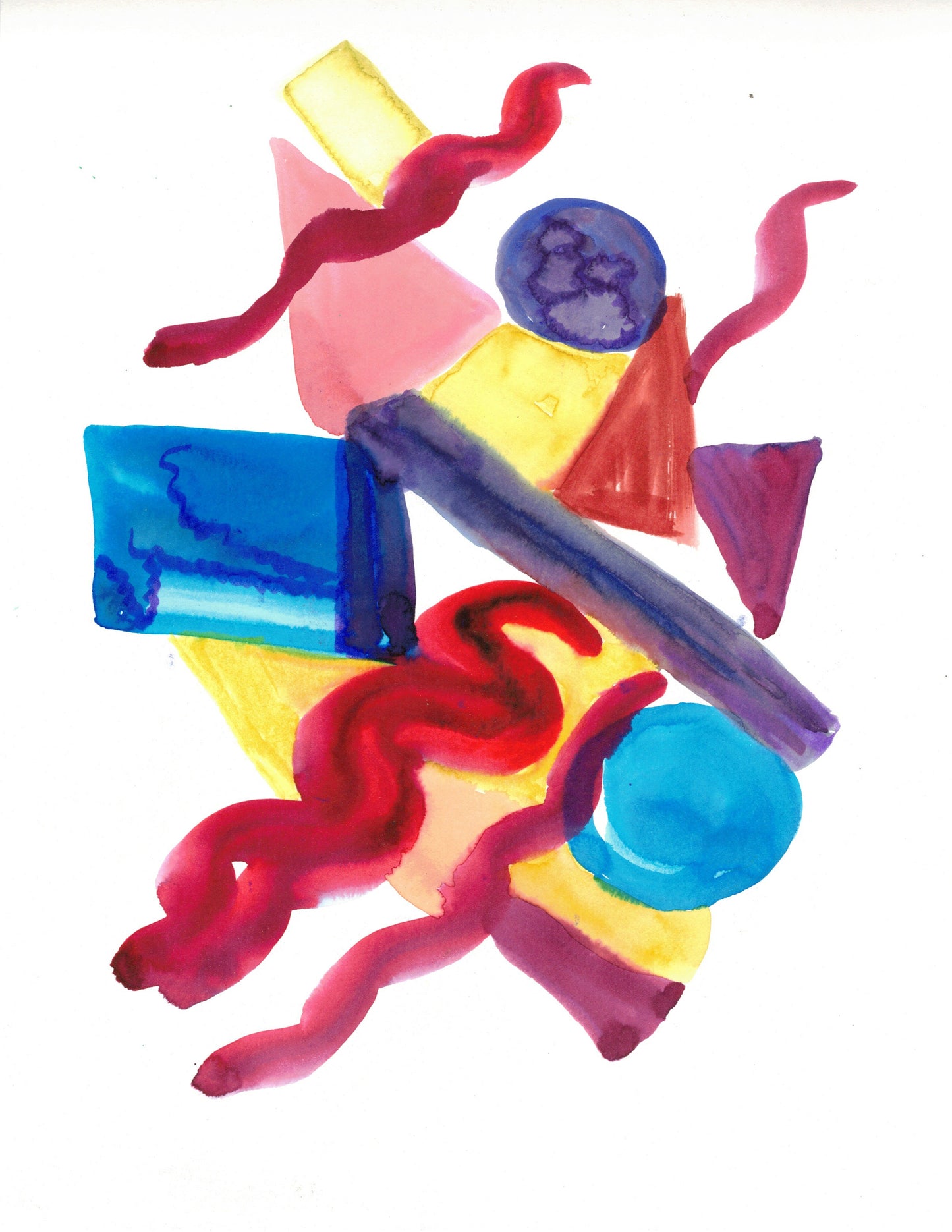 Reverse Watercolor Coloring - Therapeutic Art Collection 121