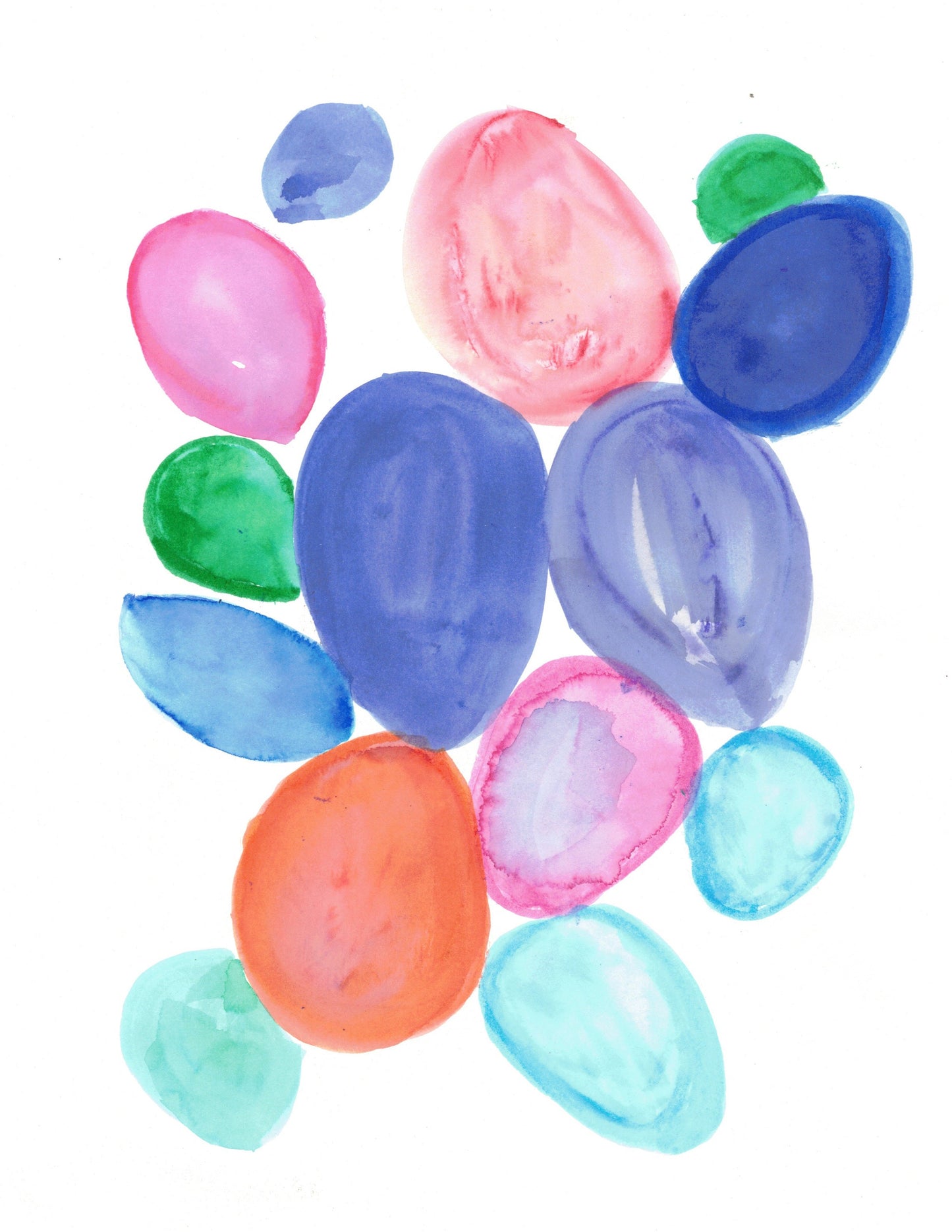 Reverse Watercolor Coloring - Therapeutic Art Collection 124