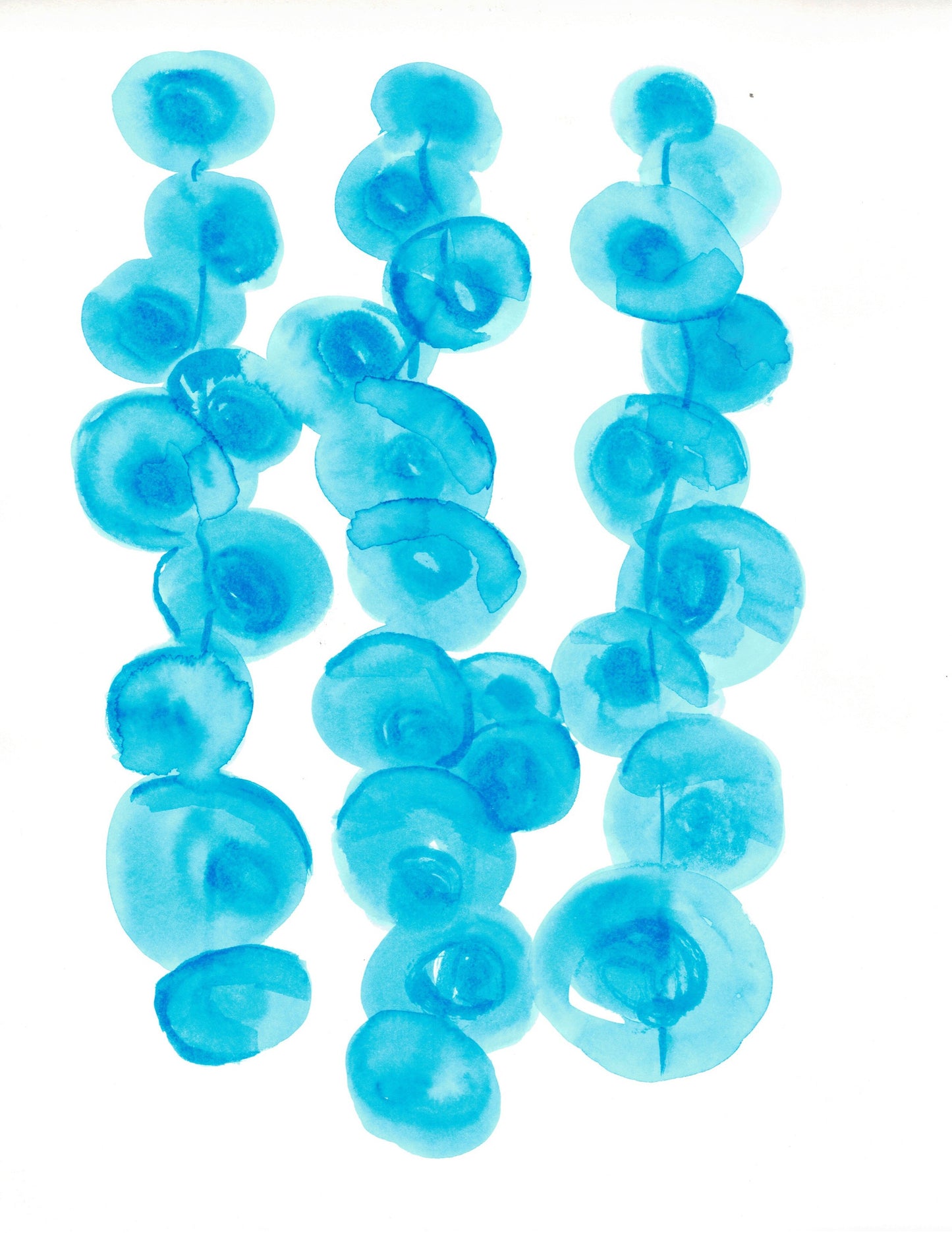 Reverse Watercolor Coloring - Therapeutic Art Collection 136