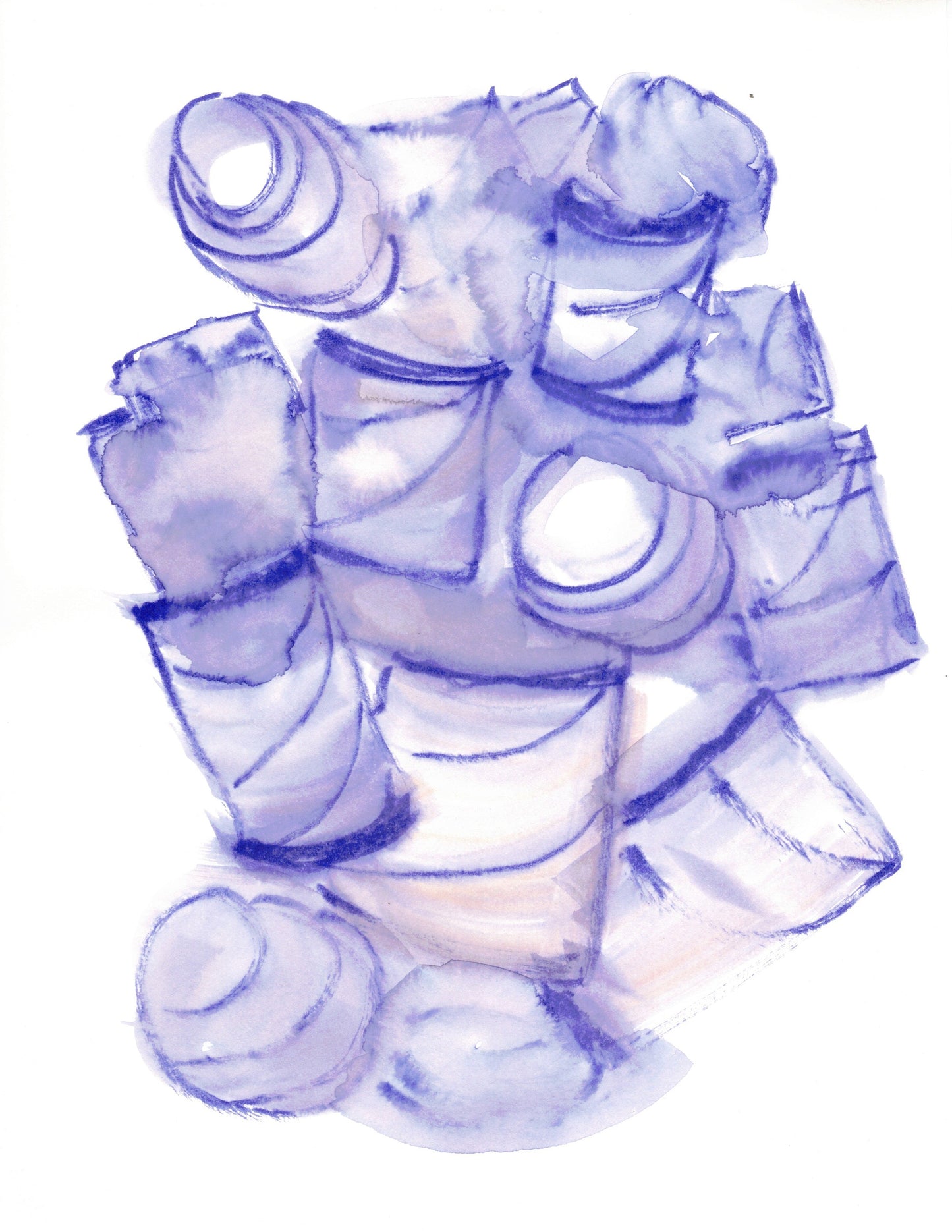 Reverse Watercolor Coloring - Therapeutic Art Collection 144