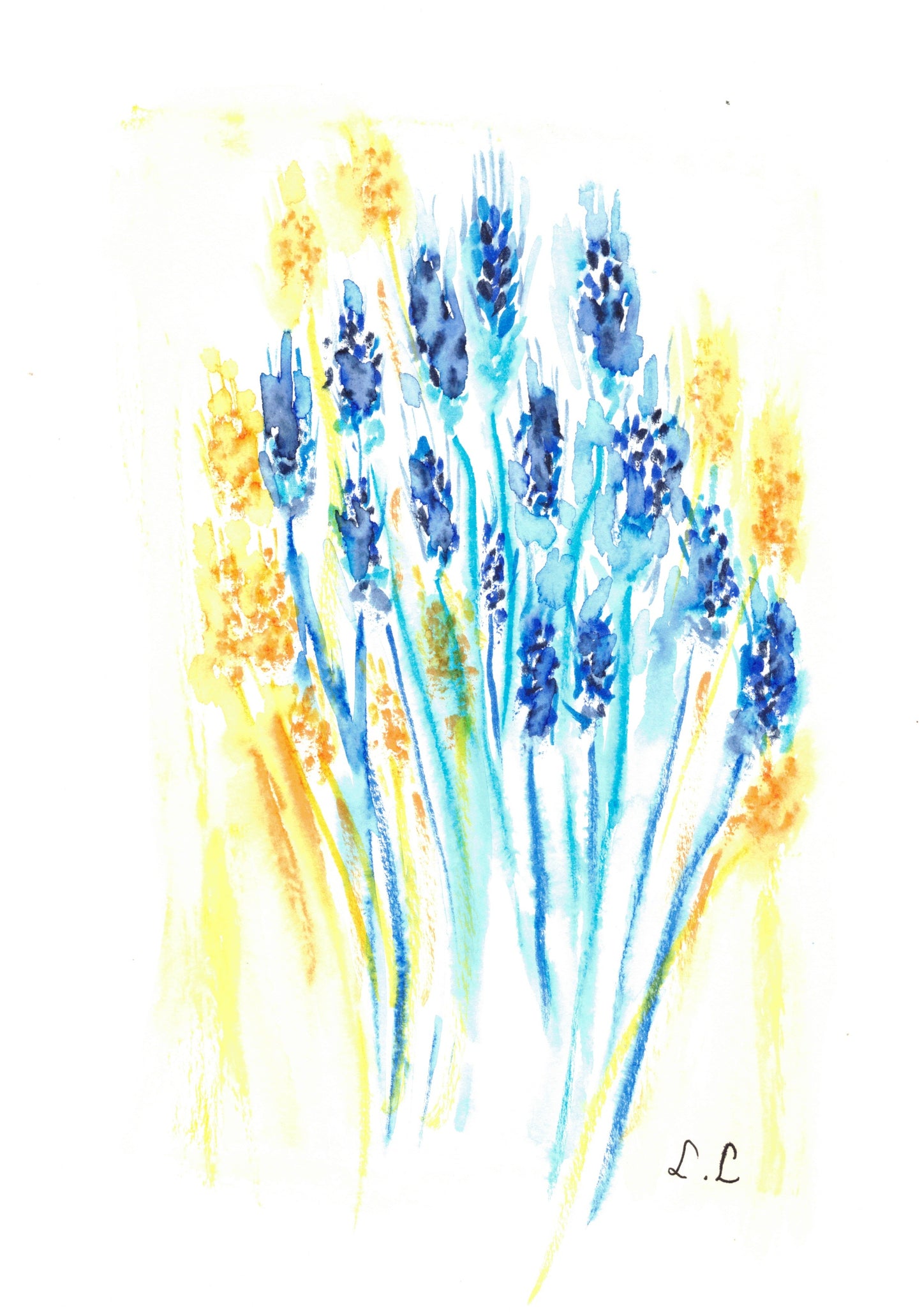 Reverse Watercolor Coloring - Therapeutic Art Collection 159