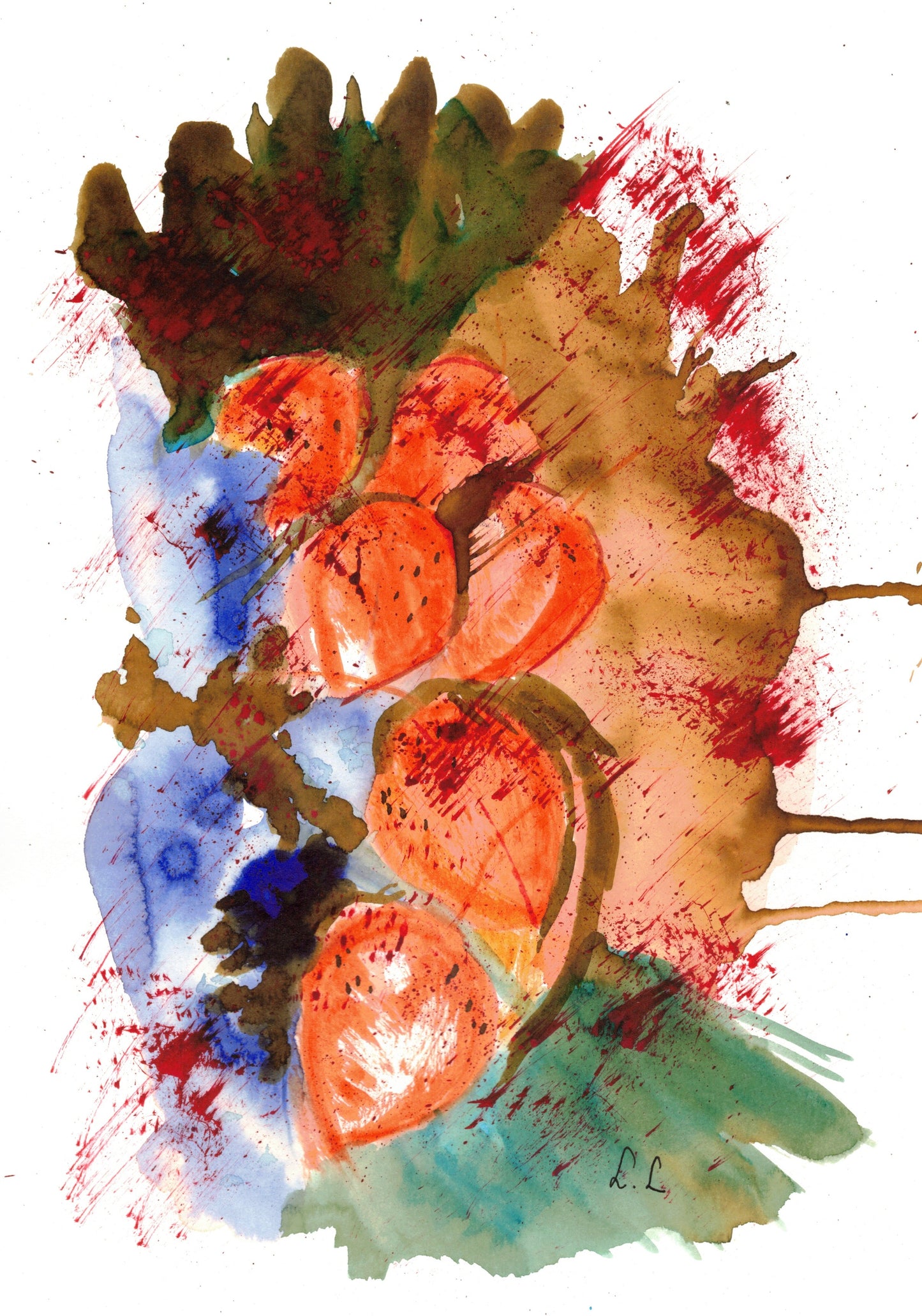 Reverse Watercolor Coloring - Therapeutic Art Collection 187