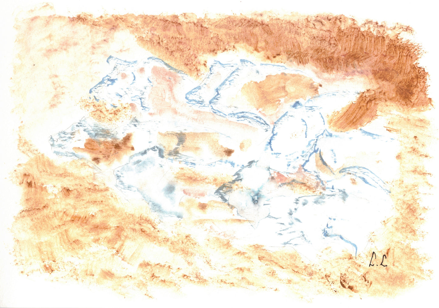 Reverse Watercolor Coloring - Therapeutic Art Collection 190