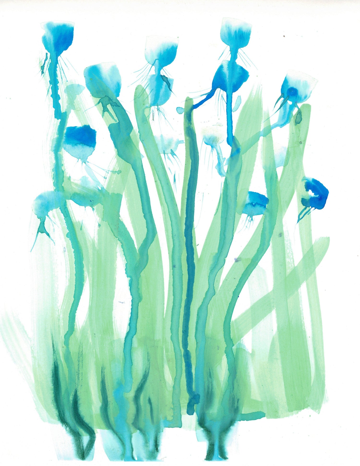 Watercolor Reverse Art-Therapy