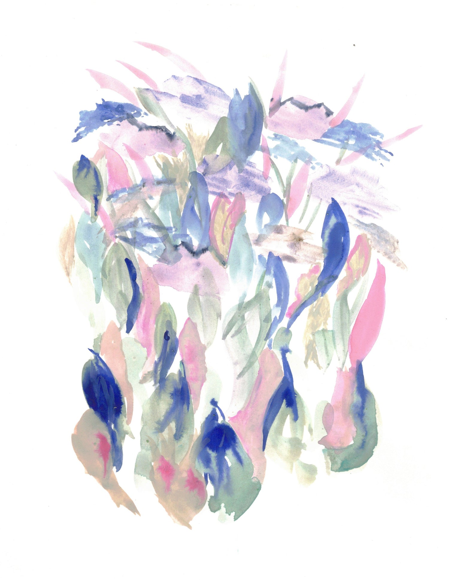 Reverse Watercolor Art Therapy Coloring Pages