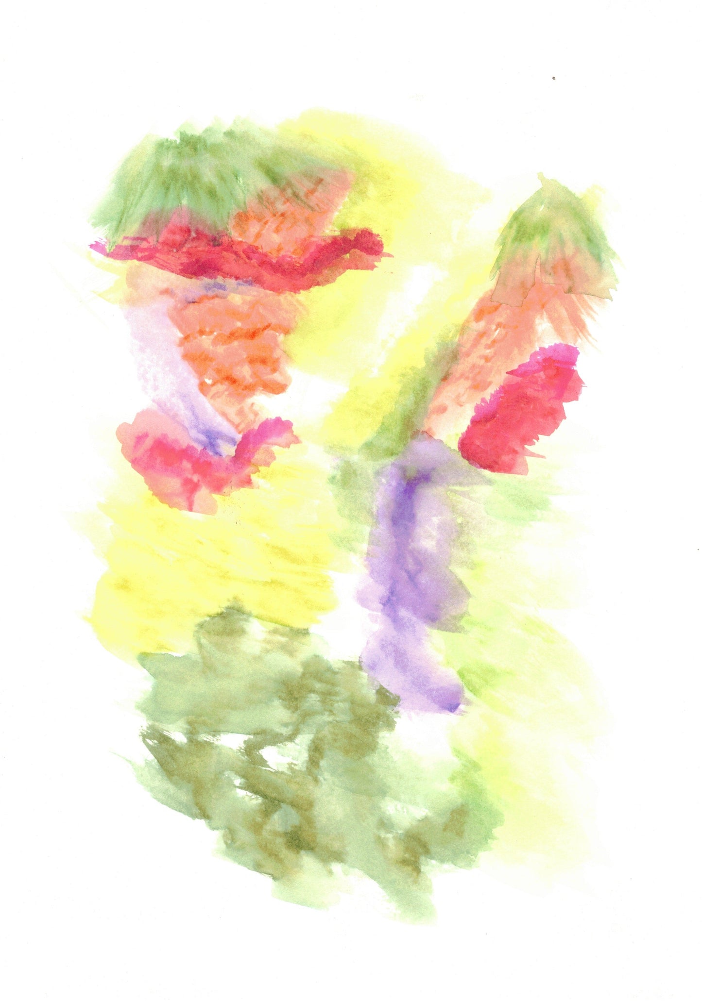 Reverse Watercolor Coloring - Therapeutic Art Collection 051