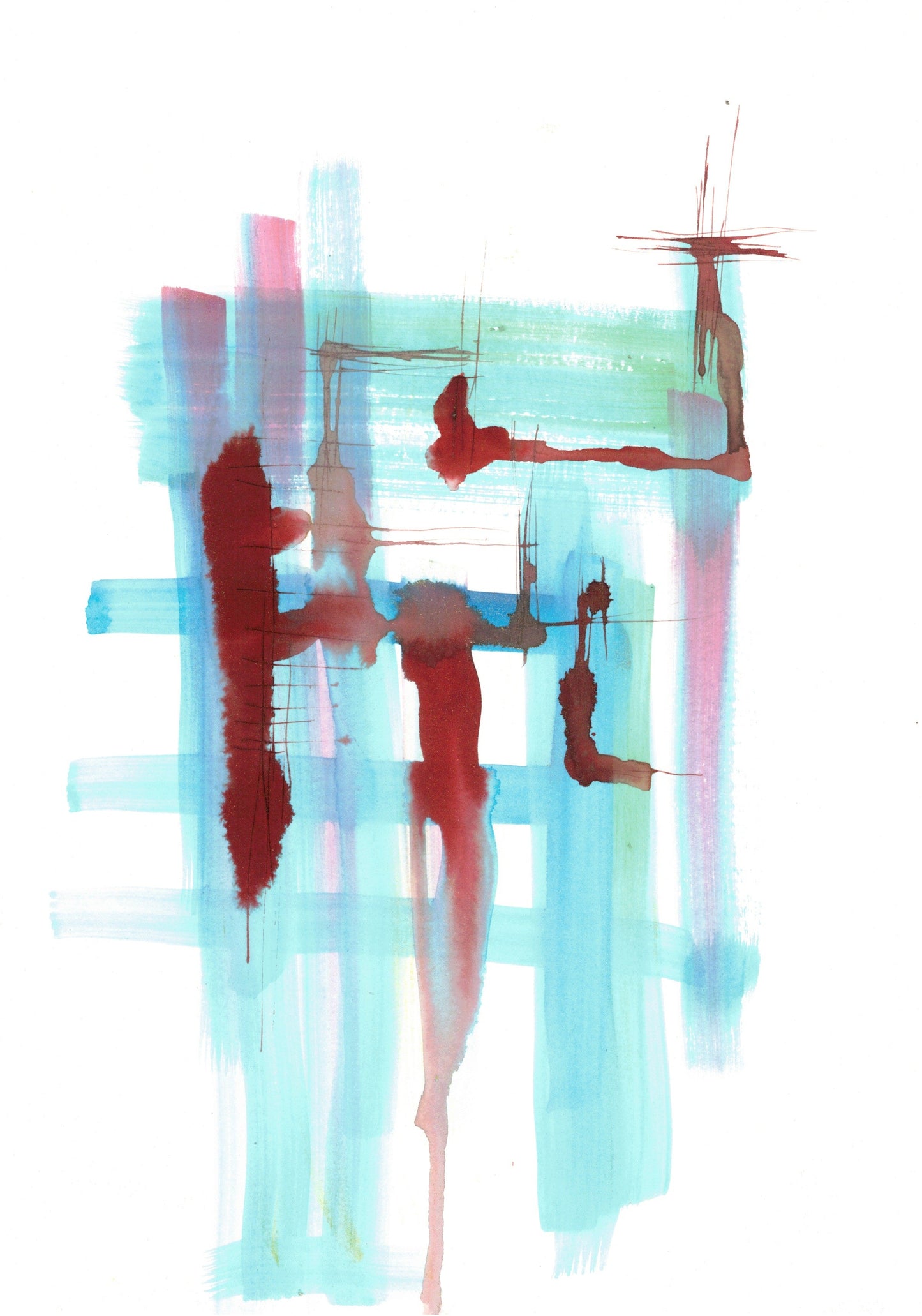 Reverse Watercolor Coloring - Therapeutic Art Collection 060