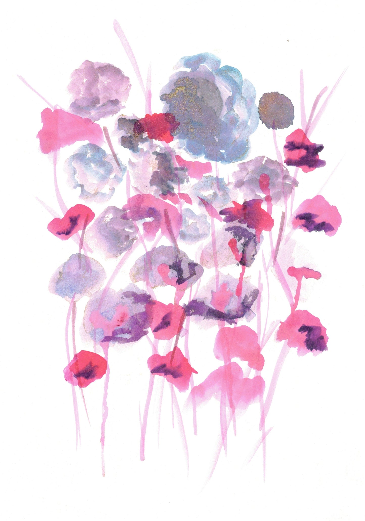 Reverse Watercolor Coloring - Therapeutic Art Collection 062