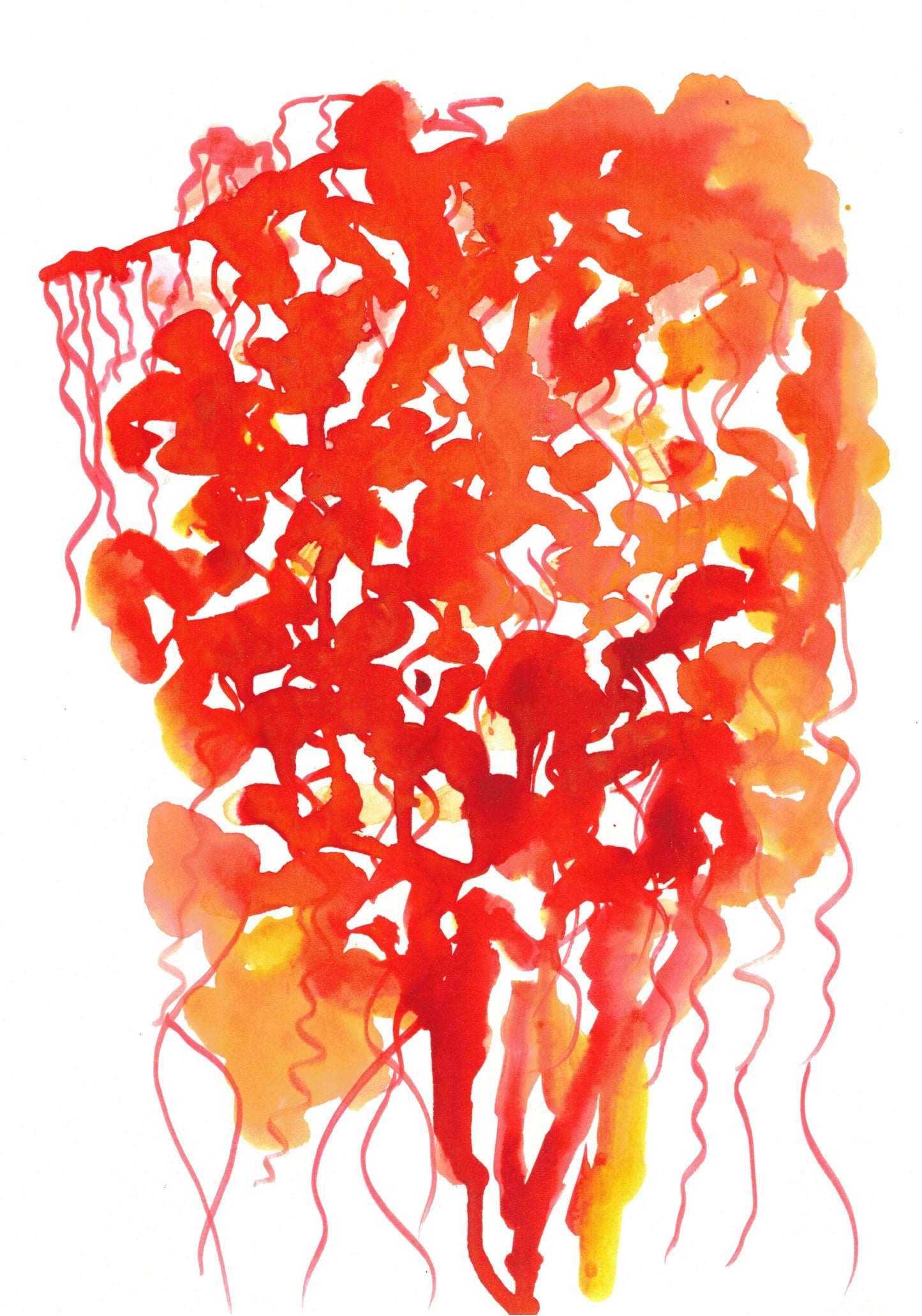 Reverse Watercolor Coloring - Therapeutic Art Collection 063