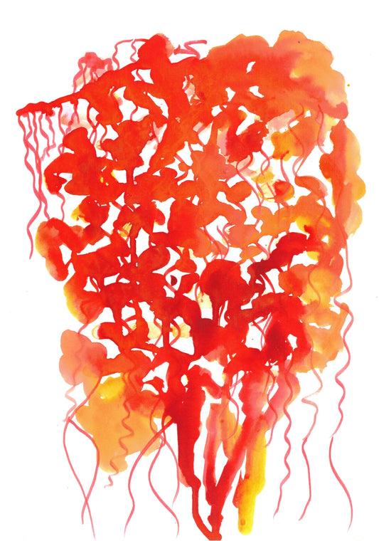 Reverse Watercolor Coloring - Therapeutic Art Collection 063