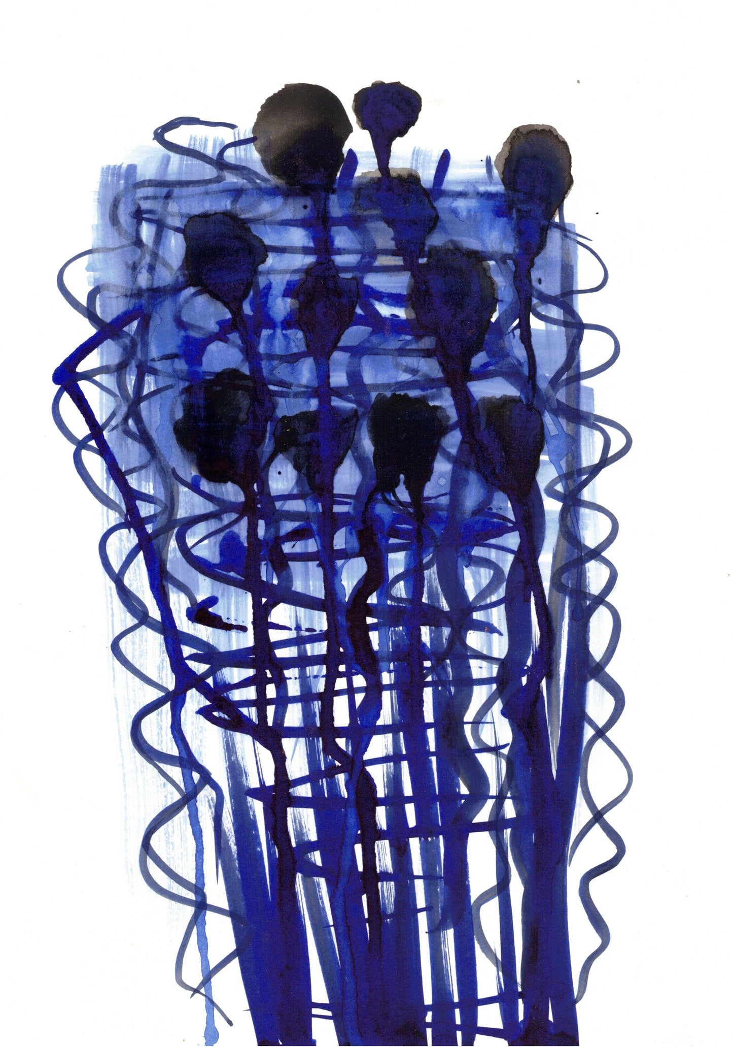 Reverse Watercolor Coloring - Therapeutic Art Collection 064