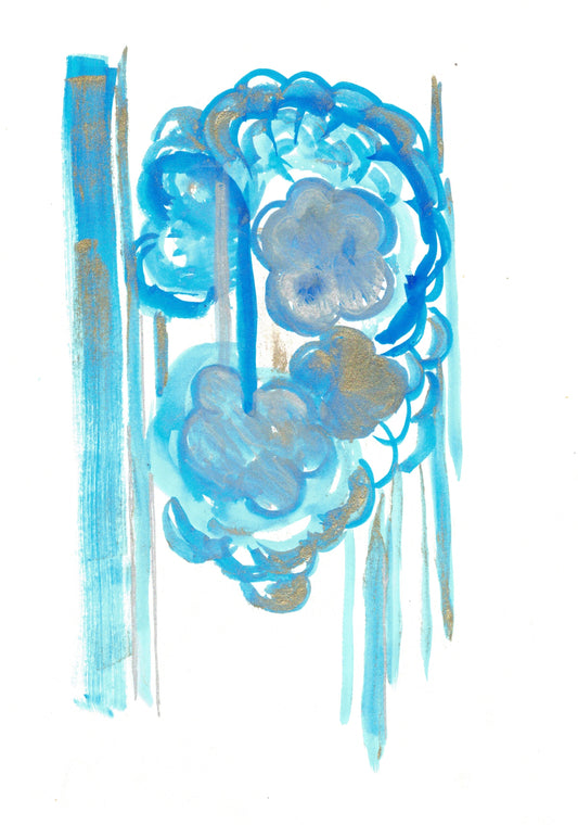 Reverse Watercolor Coloring - Therapeutic Art Collection 068