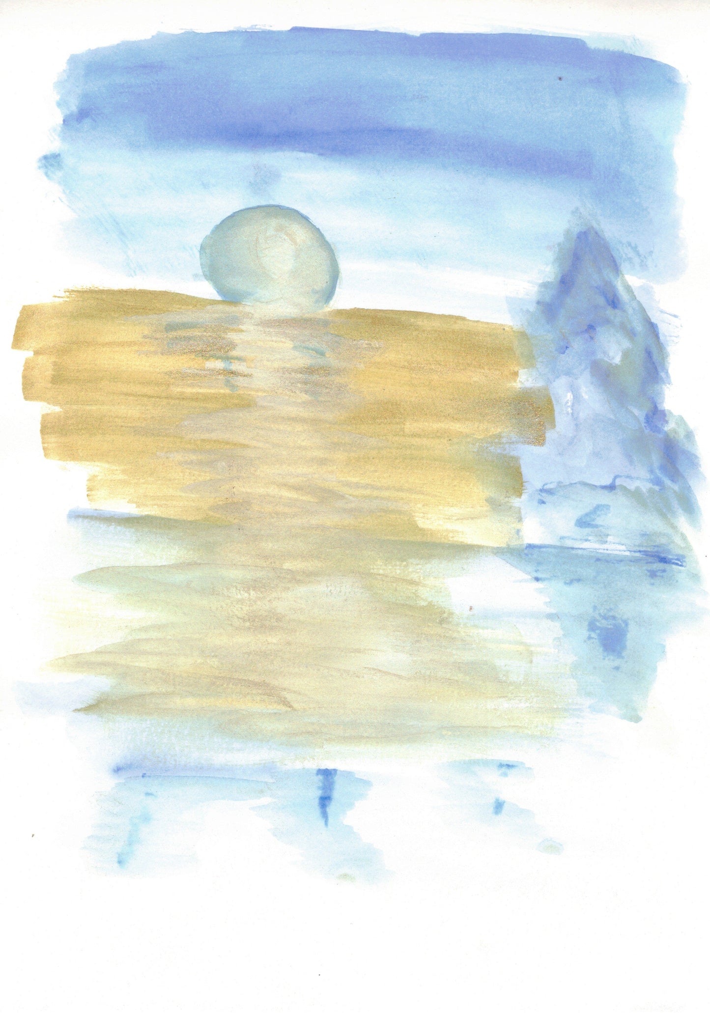 Reverse Watercolor Coloring - Therapeutic Art Collection 073