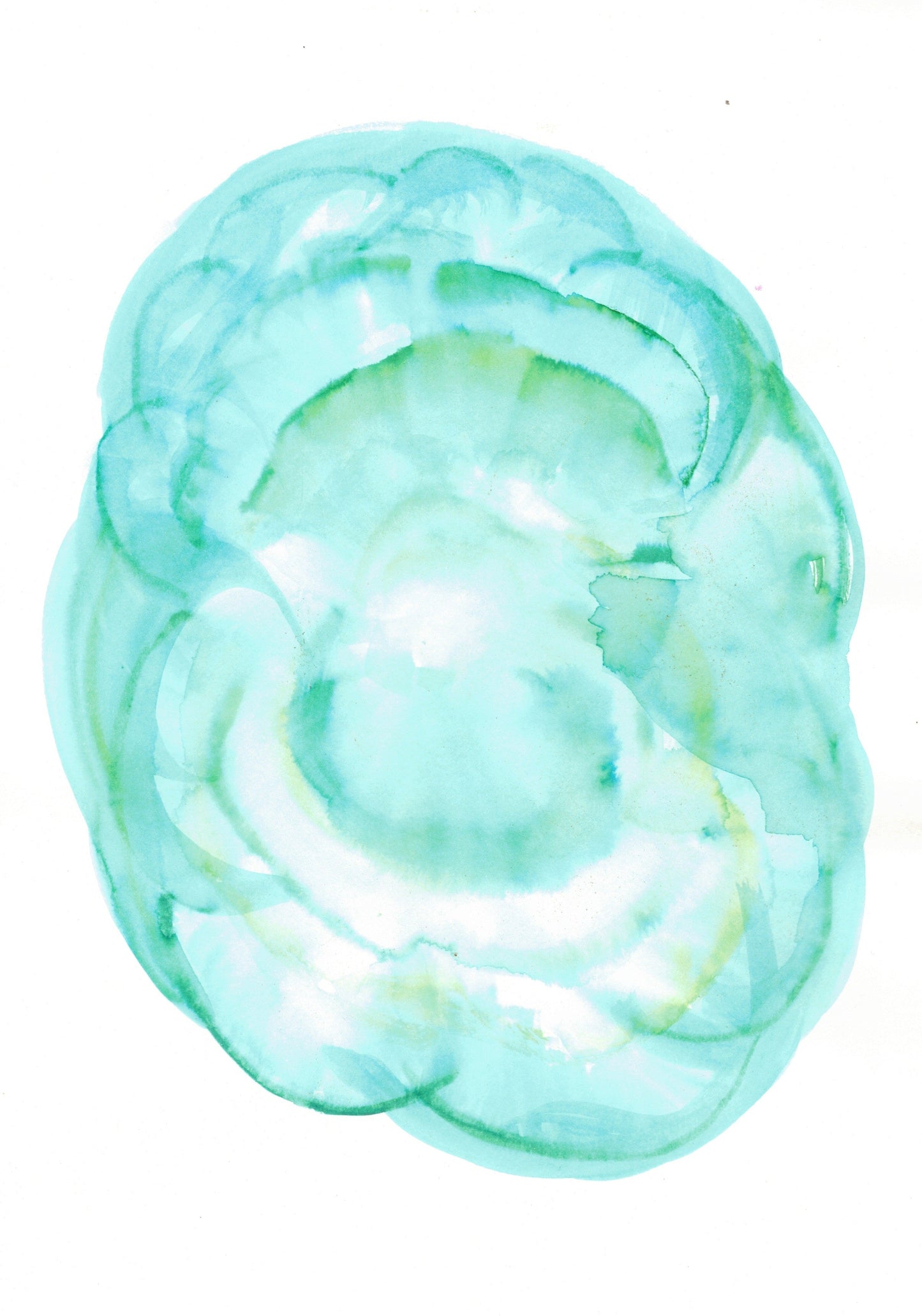 Reverse Watercolor Coloring - Therapeutic Art Collection 091