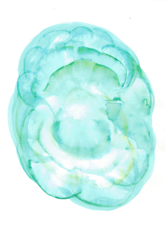 Reverse Watercolor Coloring - Therapeutic Art Collection 091