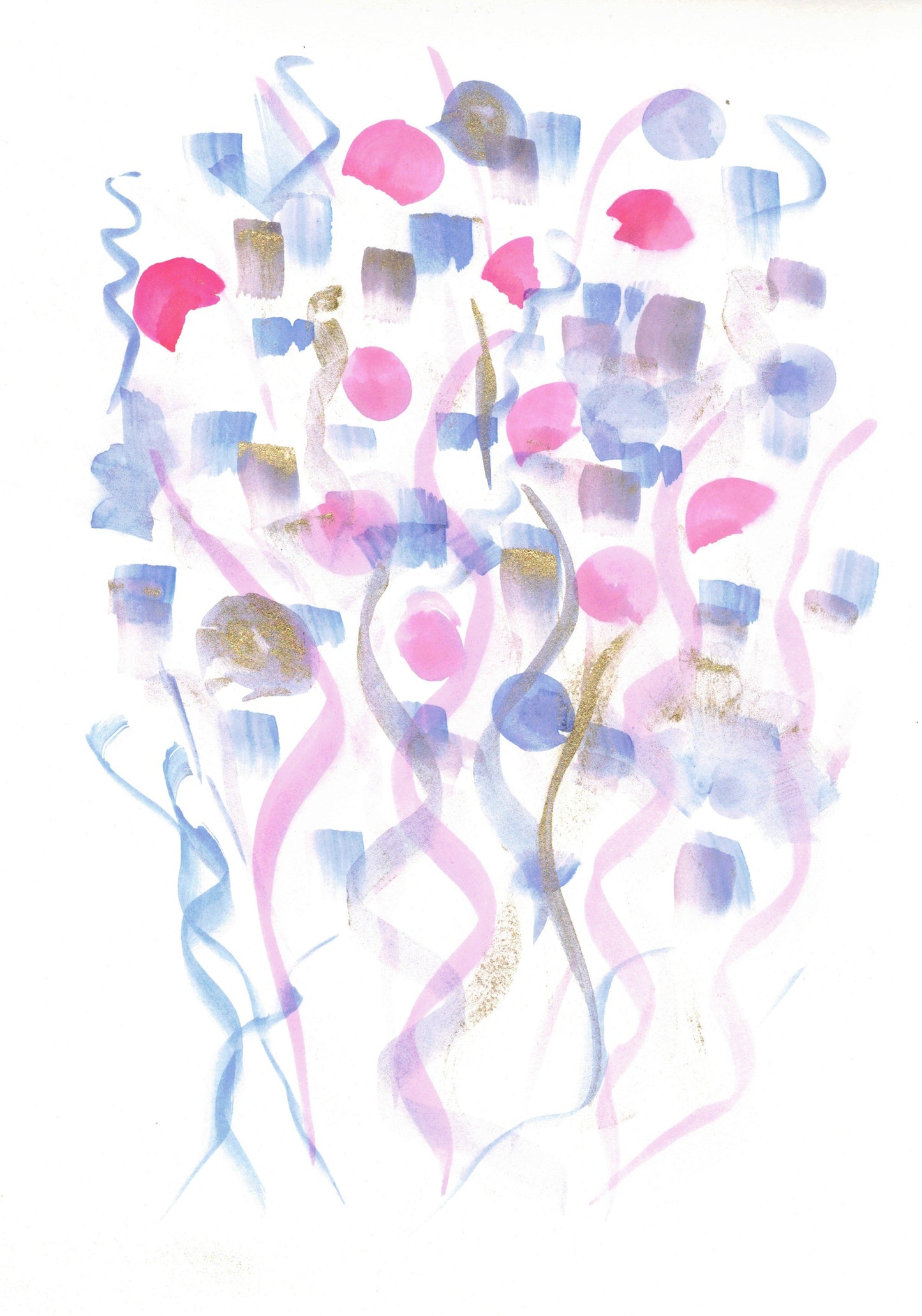 Reverse Watercolor Coloring - Therapeutic Art Collection 095