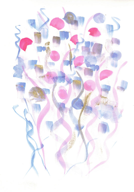 Reverse Watercolor Coloring - Therapeutic Art Collection 095