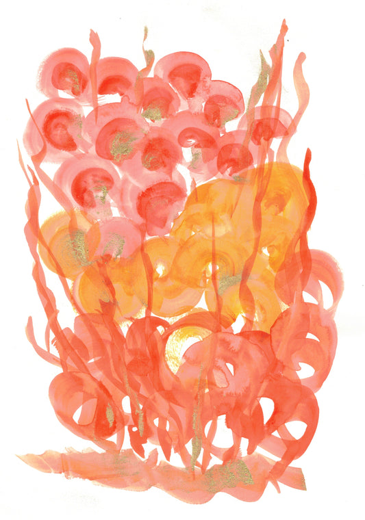 Reverse Watercolor Coloring - Therapeutic Art Collection 097