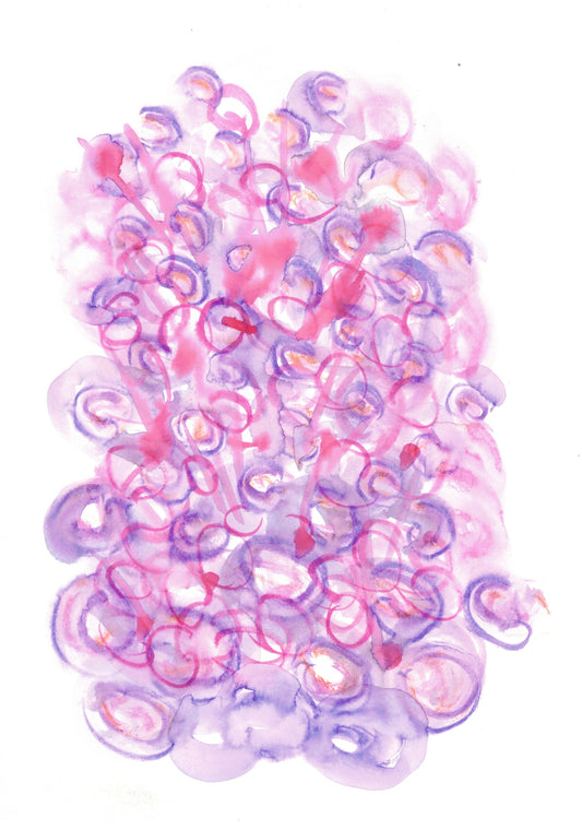 Reverse Watercolor Coloring - Therapeutic Art Collection 098