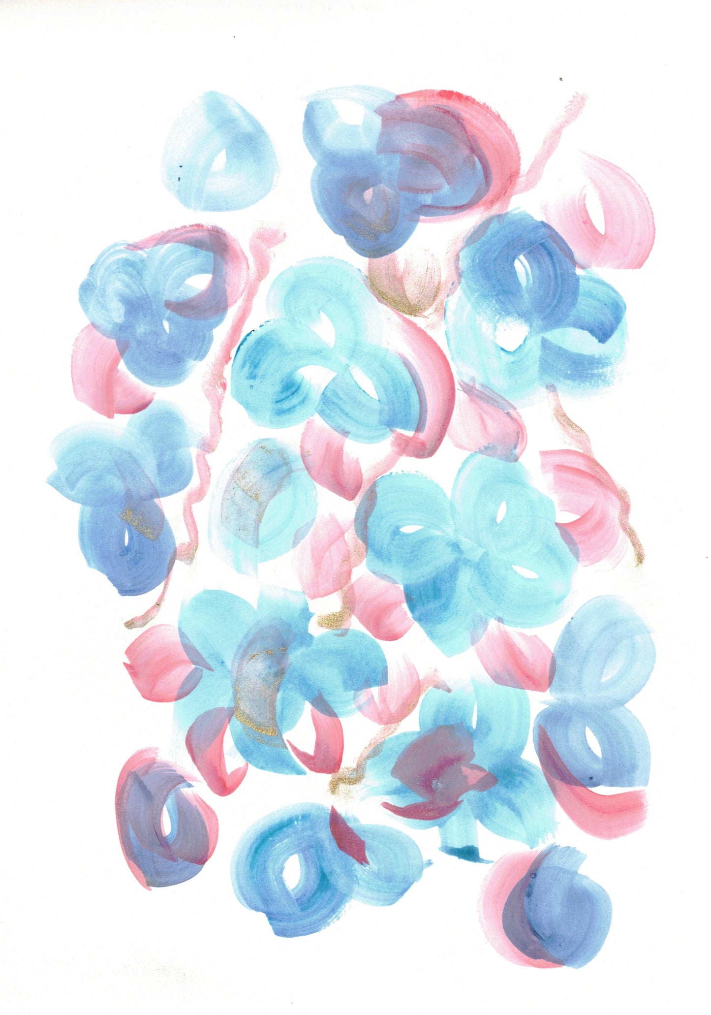 Reverse Watercolor Coloring - Therapeutic Art Collection 099