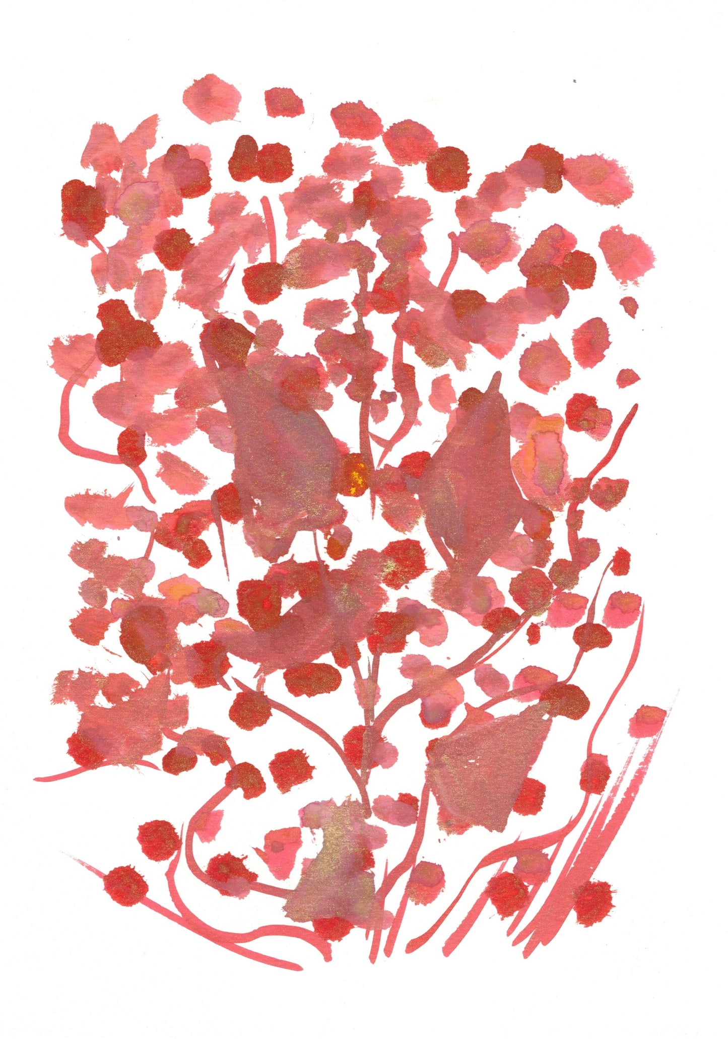 Reverse Watercolor Coloring - Therapeutic Art Collection 055