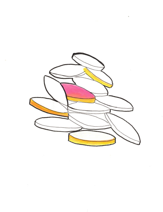 Reverse Watercolor Coloring - Therapeutic Art Collection 207