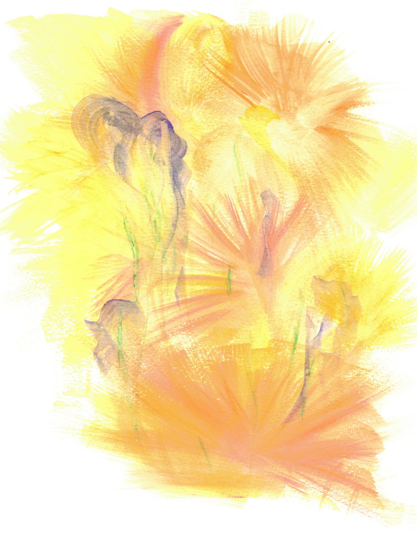 Reverse Watercolor Coloring - Therapeutic Art Collection 001