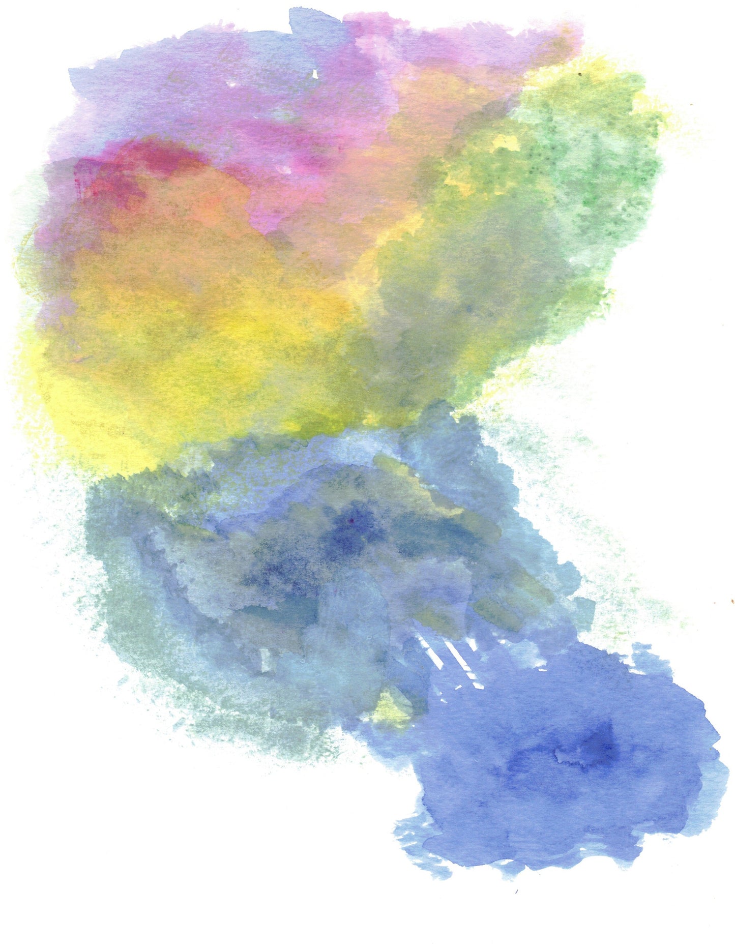 Reverse Watercolor Coloring - Therapeutic Art Collection 010