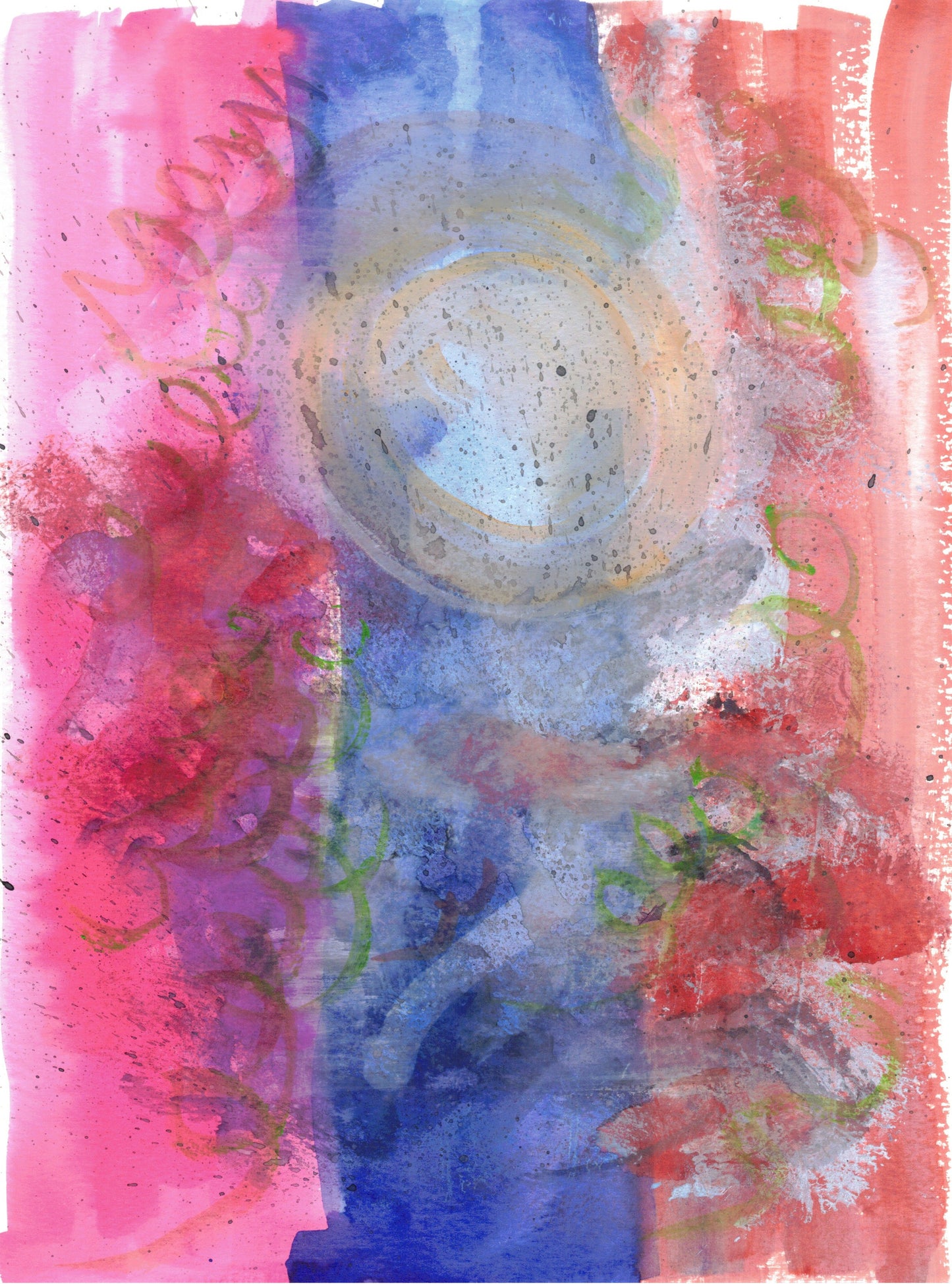 Reverse Watercolor Coloring - Therapeutic Art Collection 013