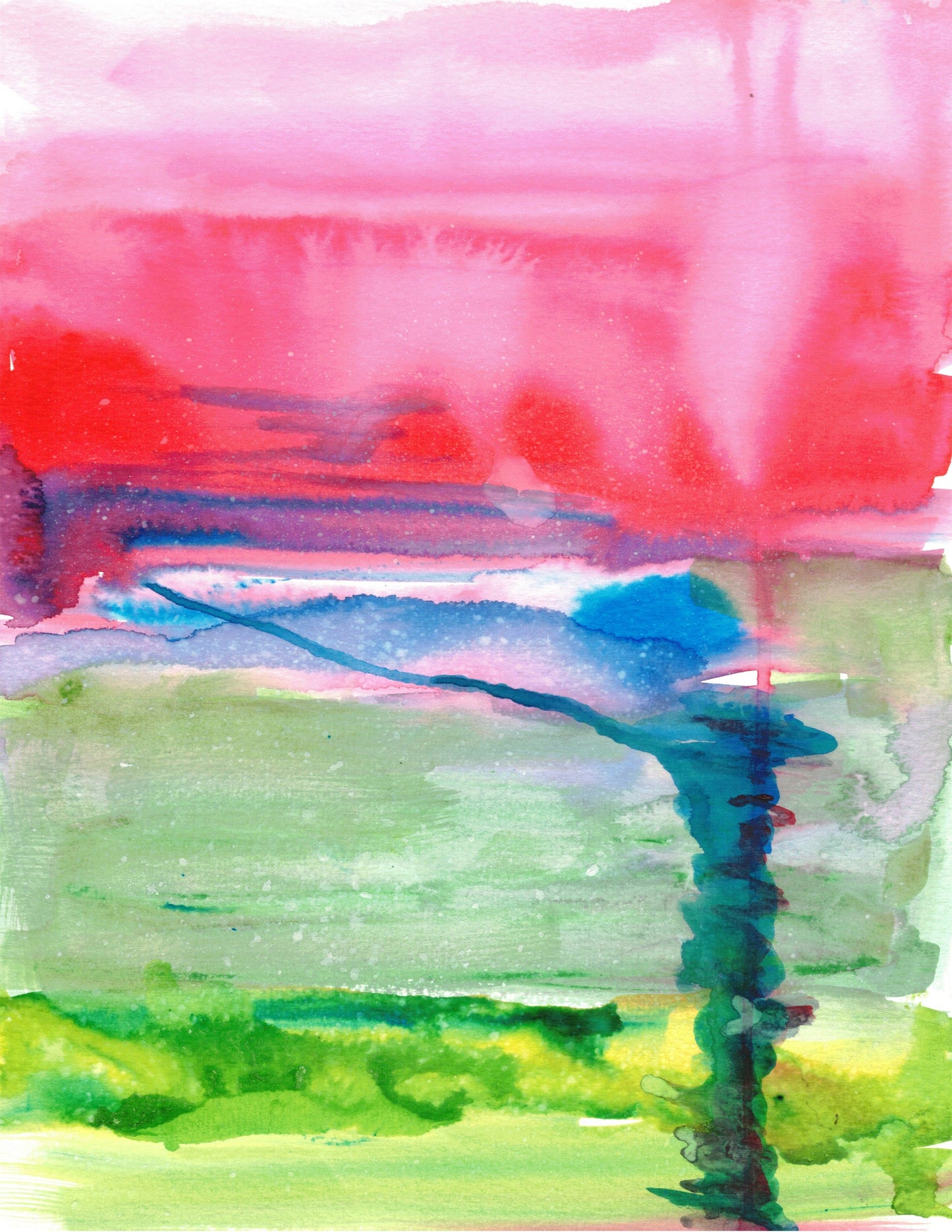 Reverse Watercolor Coloring - Therapeutic Art Collection 015