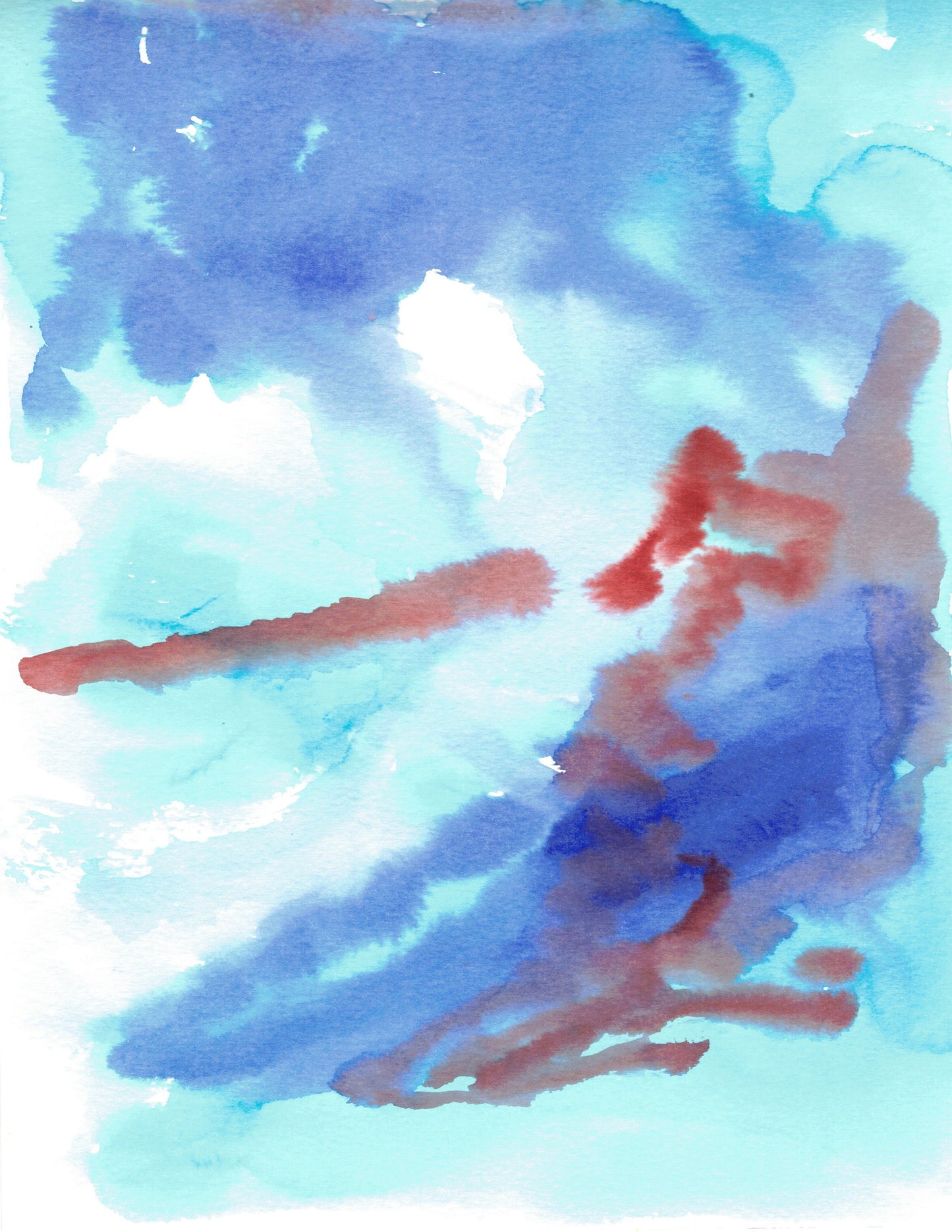 Reverse Watercolor Coloring - Therapeutic Art Collection 016