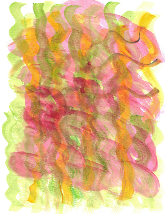 Reverse Watercolor Coloring - Therapeutic Art Collection 023