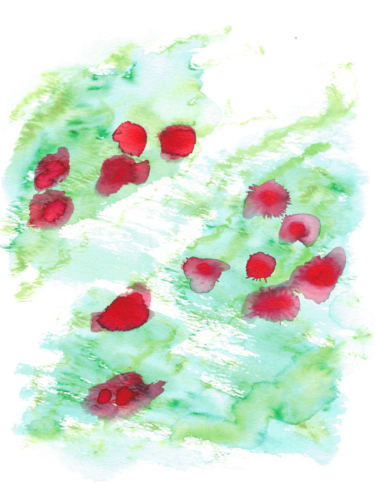 Reverse Watercolor Coloring - Therapeutic Art Collection 028