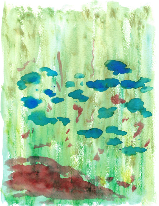 Reverse Watercolor Coloring - Therapeutic Art Collection 029